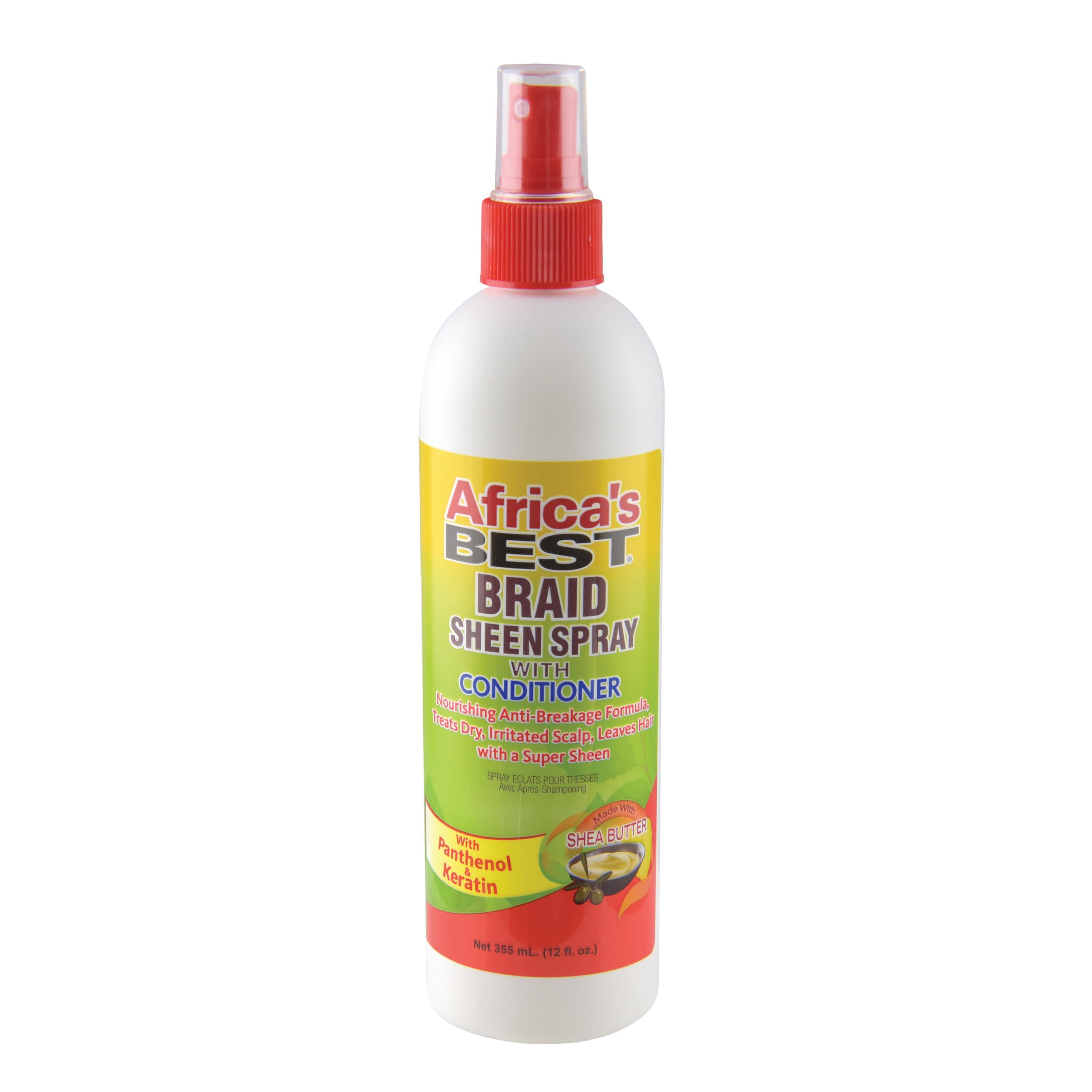 Africa's Best Braid Sheen With Conditioner Green 1 102 12 1243 01 12 oz