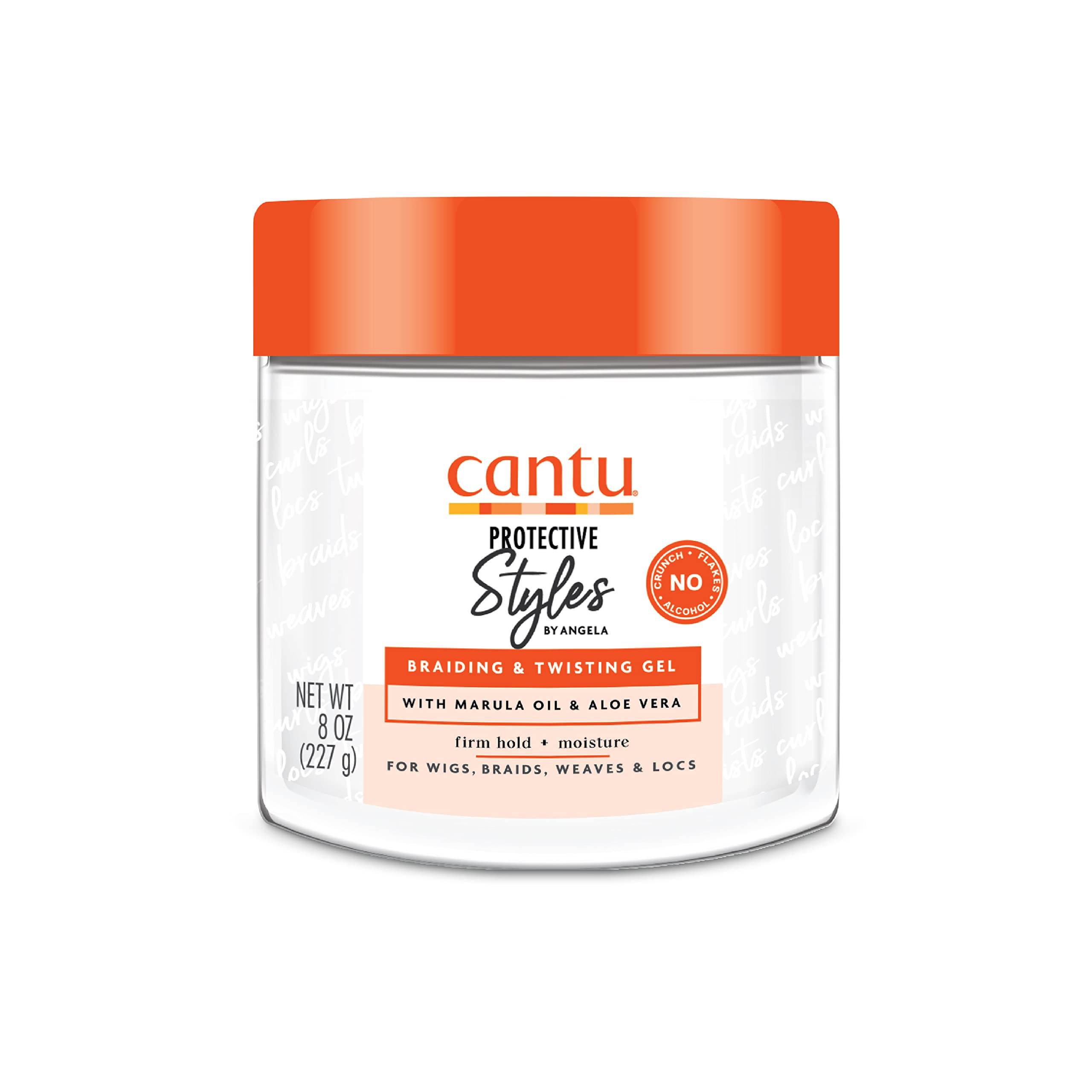 Cantu Protective Styles By Angela Braiding Twisting Gel With Marula Oil Aloe