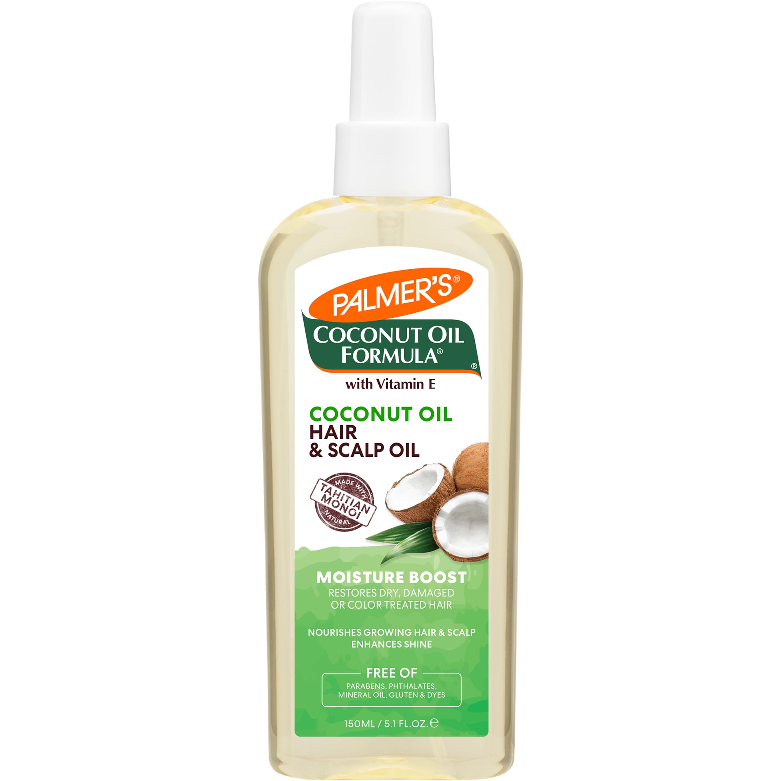 Palmer's Coconut Oil Moisture Boost Restorative Hair and Scalp Oil Lasting