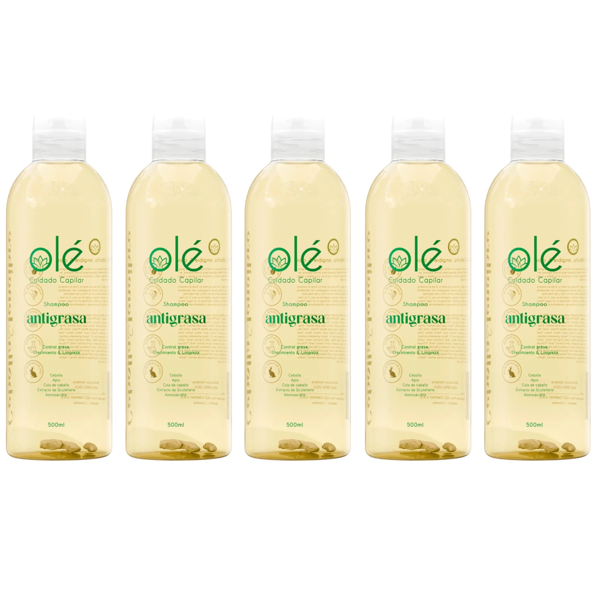 (5-pack) Ole Capilar Shampoo Onion And Ginger Oil Control