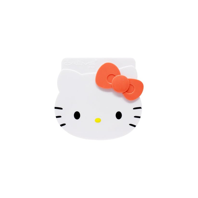 (6-pack) The Crème Shop x Hello Kitty - Crème Blush Balm Peach Pouf Buildable Long-lasting Easily Blendable Hydrating & Soothing Aloe Vera Compact Mirror. Elevate Your Makeup Game - Peach Pouf (Set of 1)