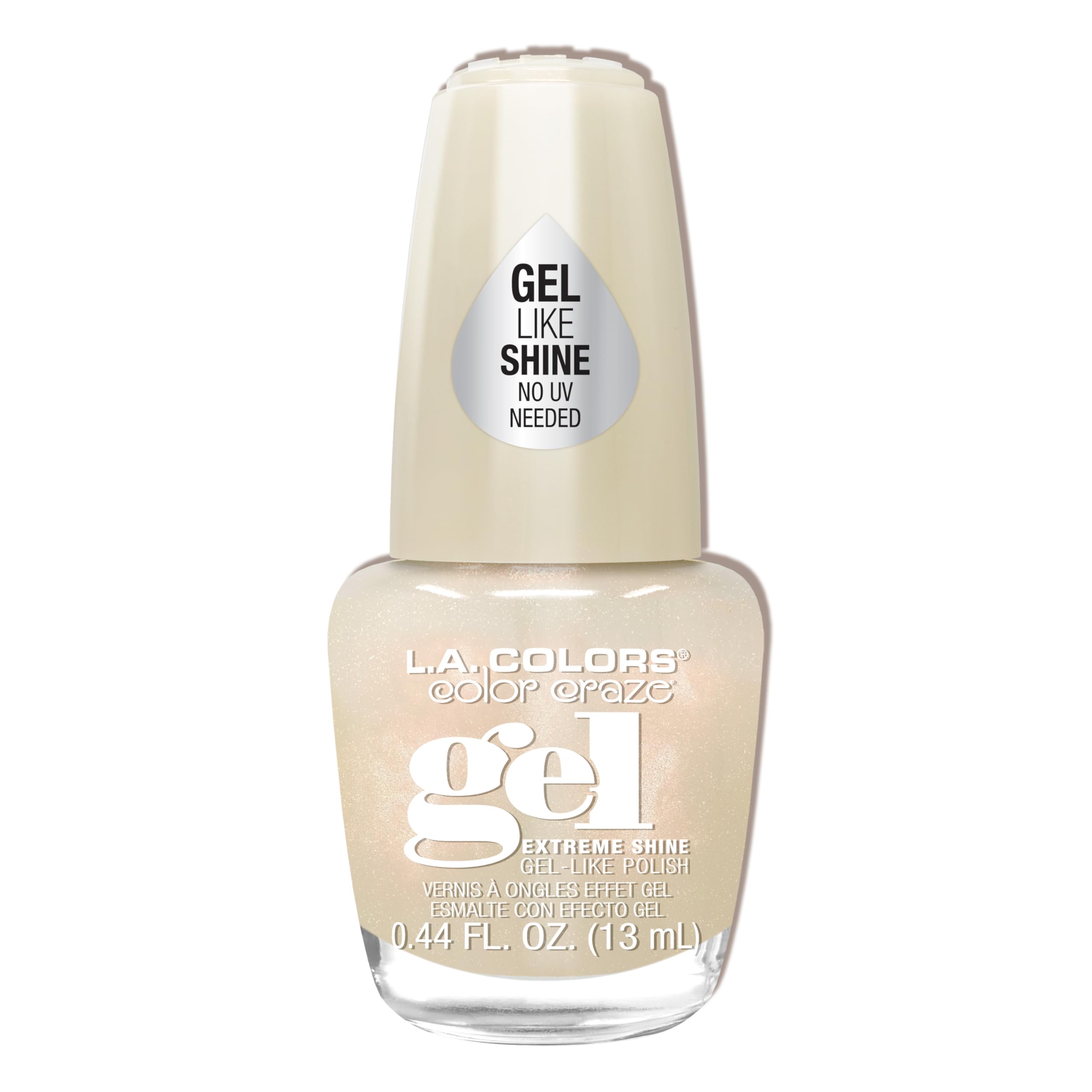 (24-pack) L.A. COLORS Mocha Mousse Gel Polish, 8 Shades, Glossy Gel-Like Finish, 400-Bristle Tapered Brush, 10-Free Formula, Vegan, Cruelty-Free, Sugar Shine CNL775W