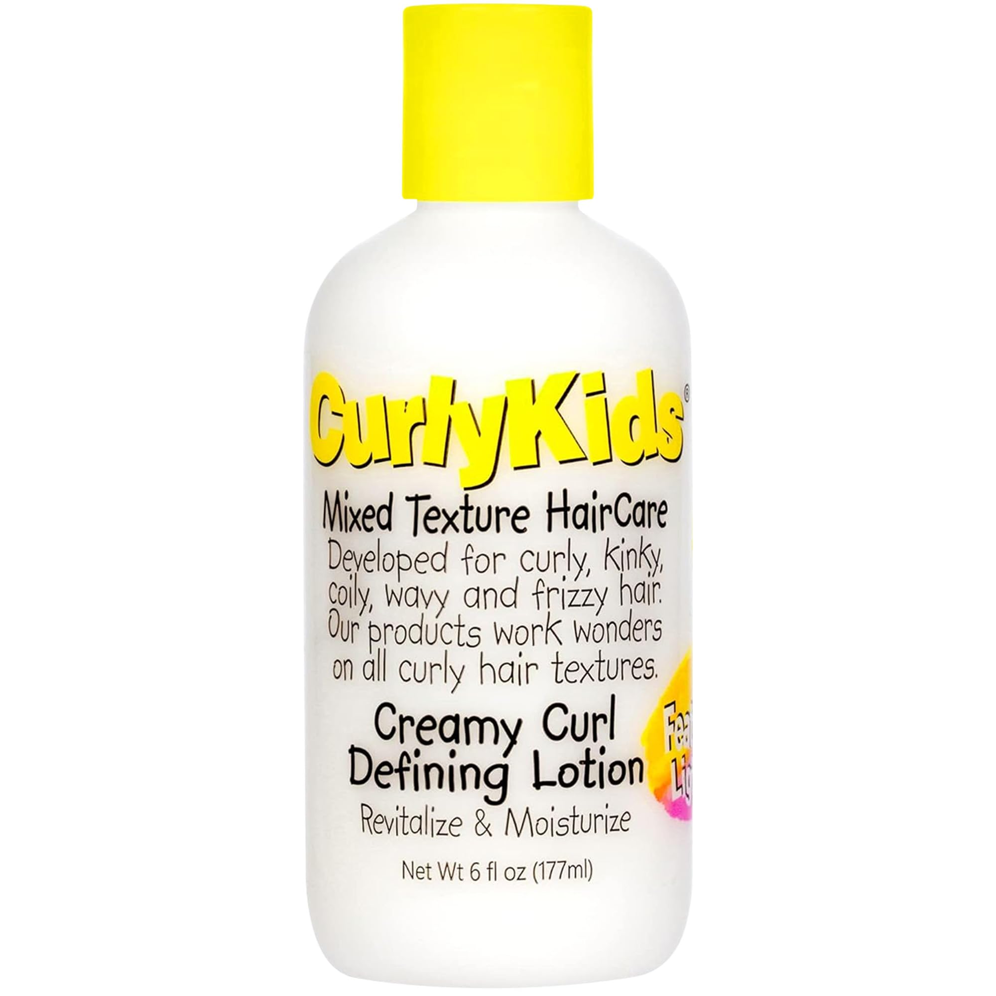 Curlykids Curl Defining Lotion Lightweight Creamy Hair Lotion for Frizz Free