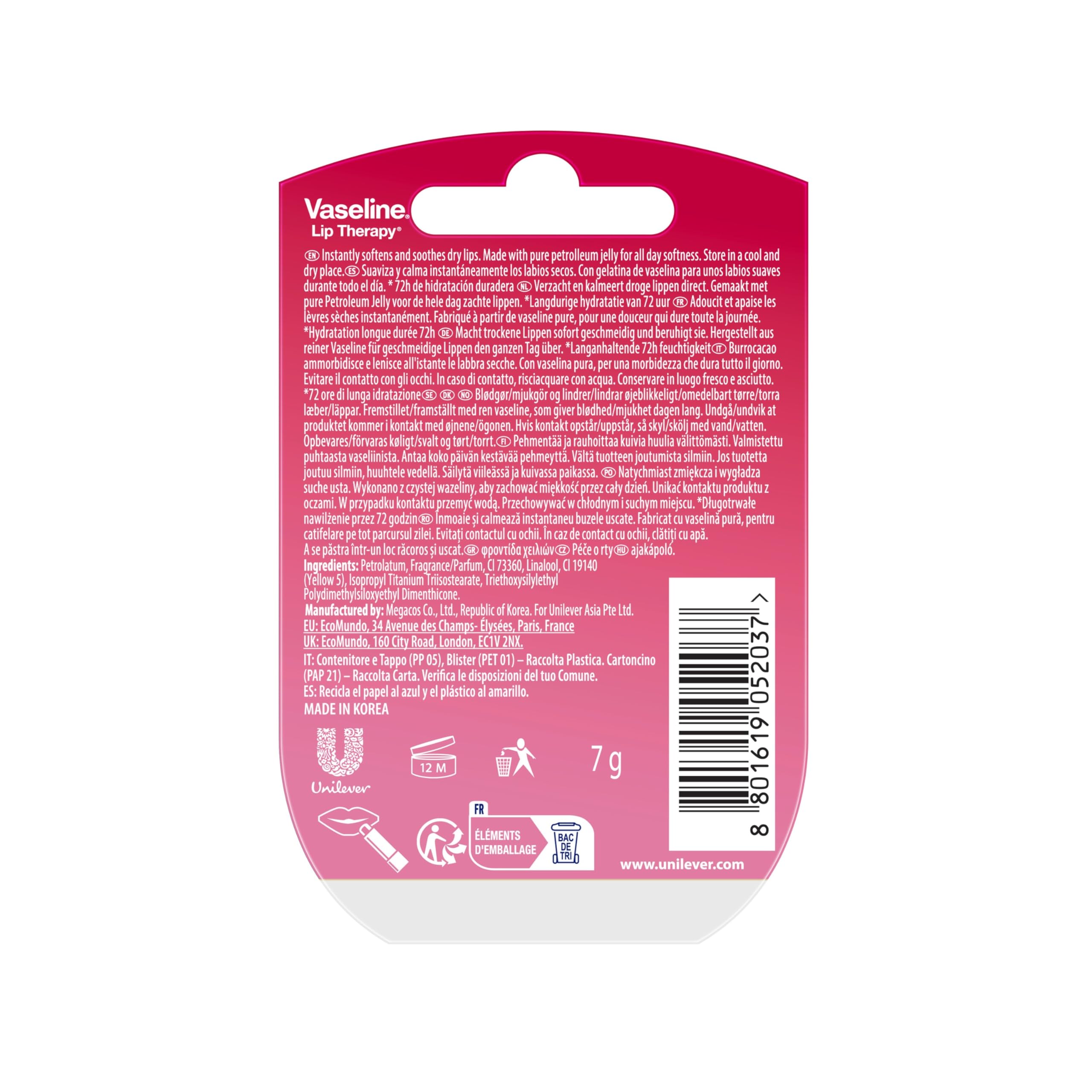 Vaseline Lip Therapy Rosy Lips 0.25 oz