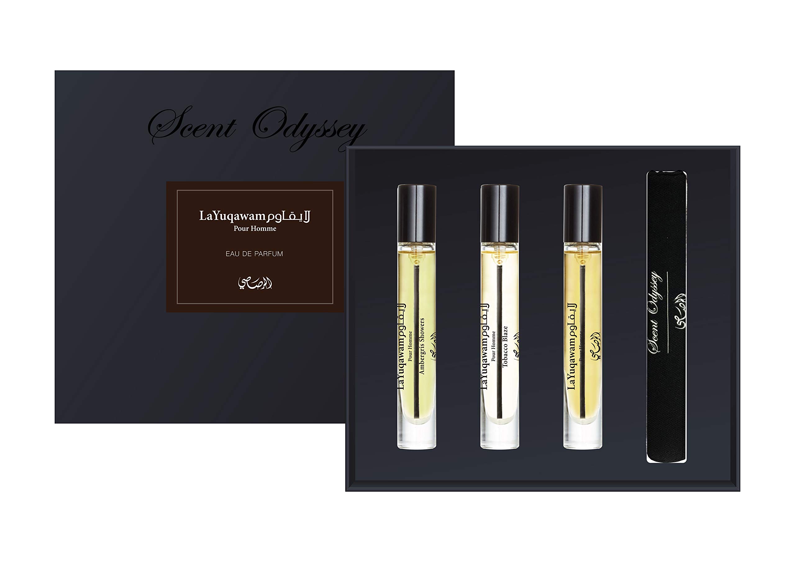 Rasasi Scent Odyssey la Yuqawam )3pc Set