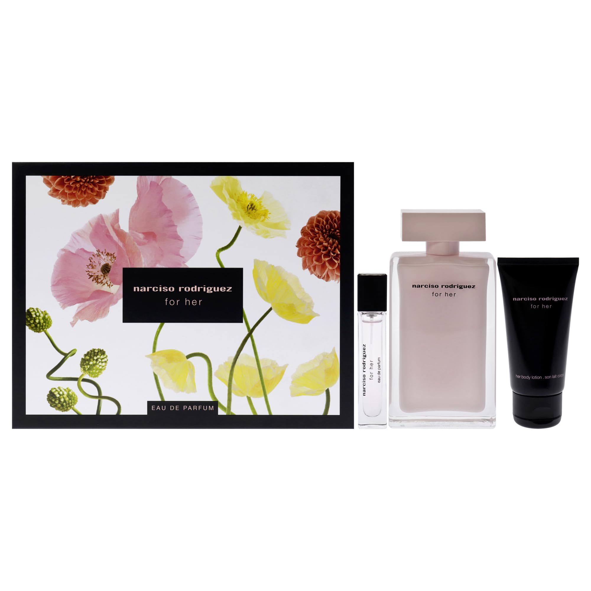 [Set] Narciso Rodriguez 3.4 L+ 1.7 B/l+ Mini France 1pcs Bybox EDP