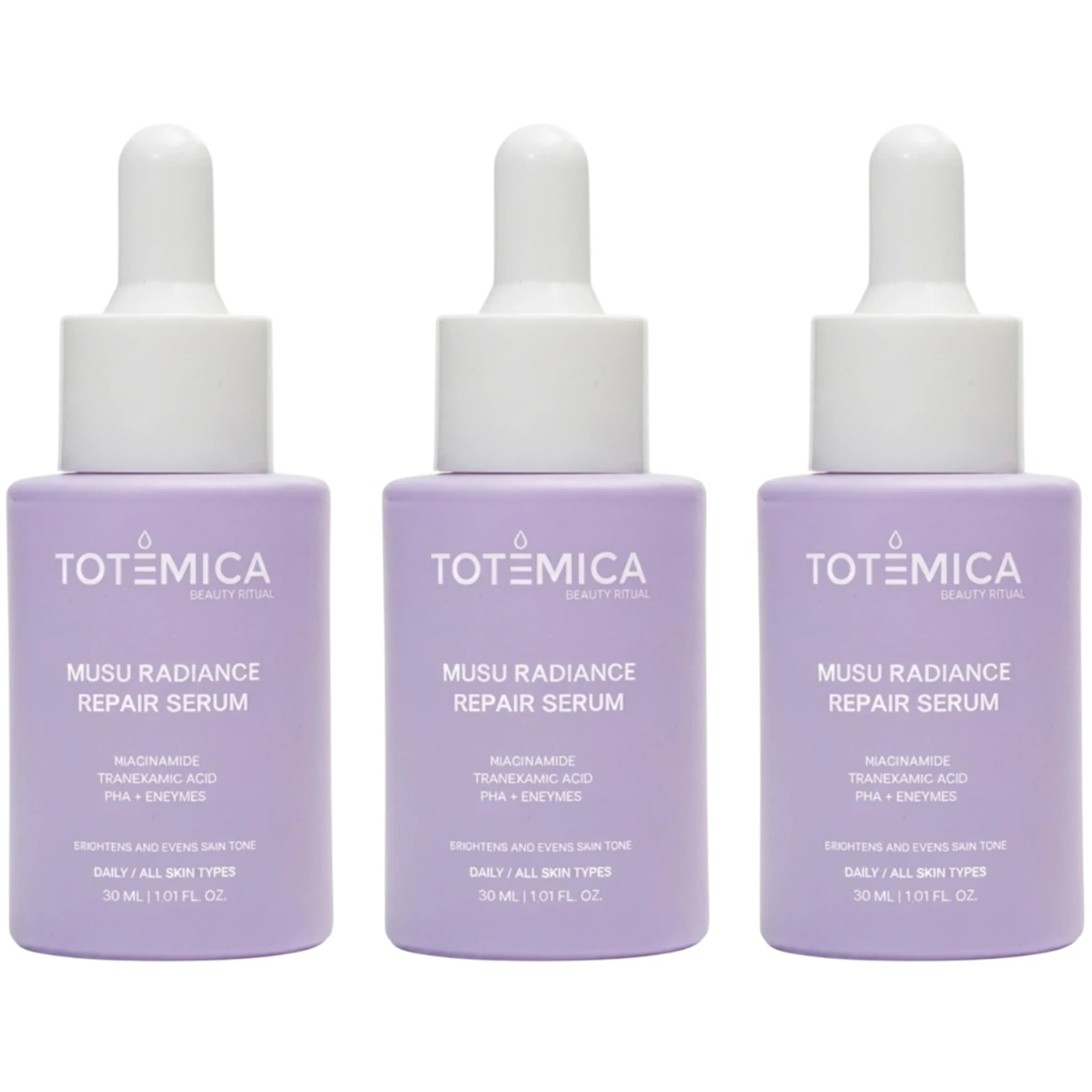 (3-pack) MUSU Radiance Repair Serum with Niacinamide & Tranexamic Acid | 1.01 Fl Oz