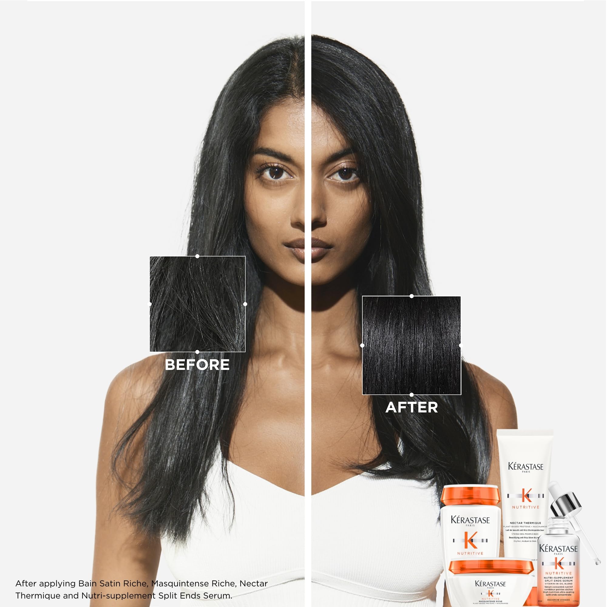 Kérastase Nutritive Bain Satin Riche Shampoo Cleanses Strengthens Against