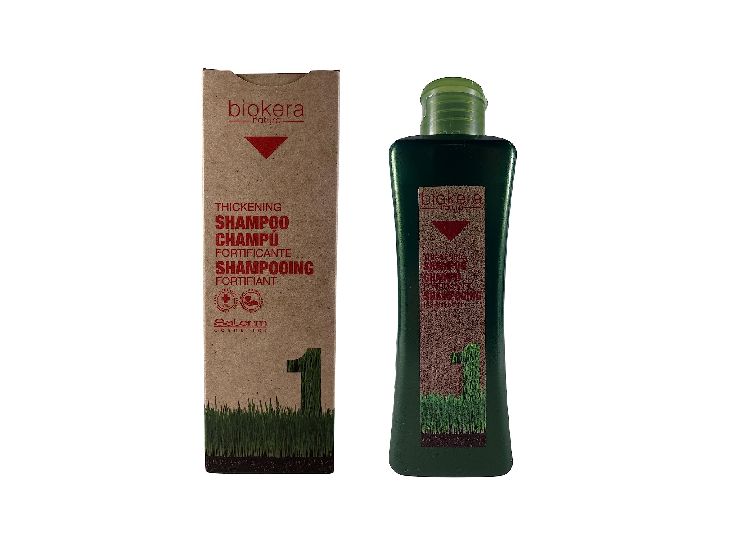 Salerm Biokera Natura Hair Loss Specific Thickenning Shampoo / 300 ml (10.14 oz)