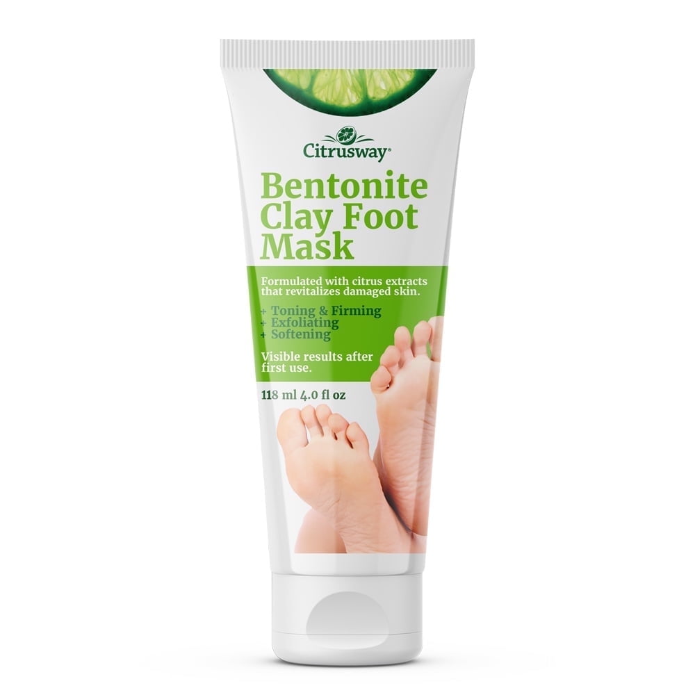 Citrusway Bentonite Clay Foot Mask /4 Fl Oz 118 ml