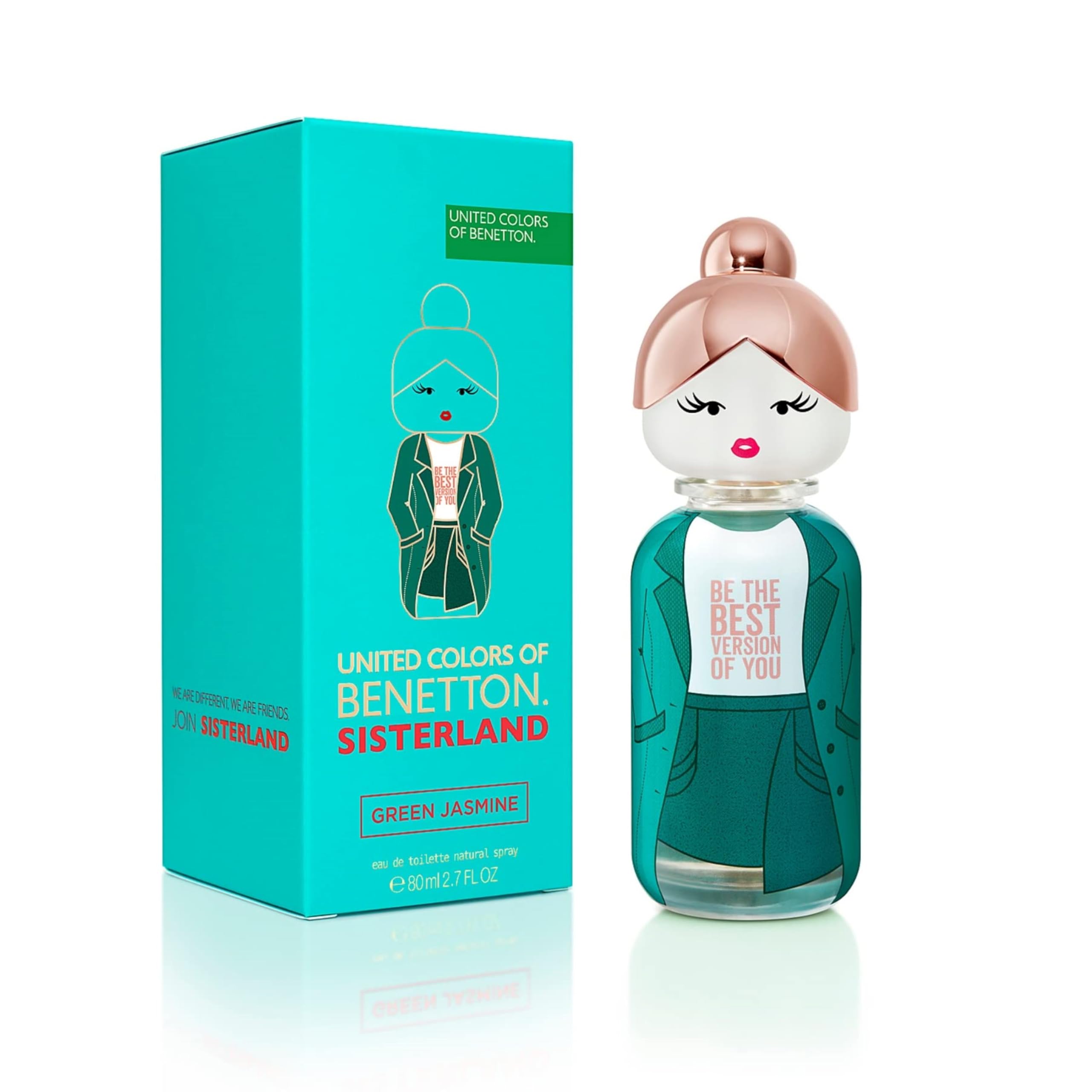 Benetton Sisterland Green Jasmine By Benetton EDT 2.7 oz