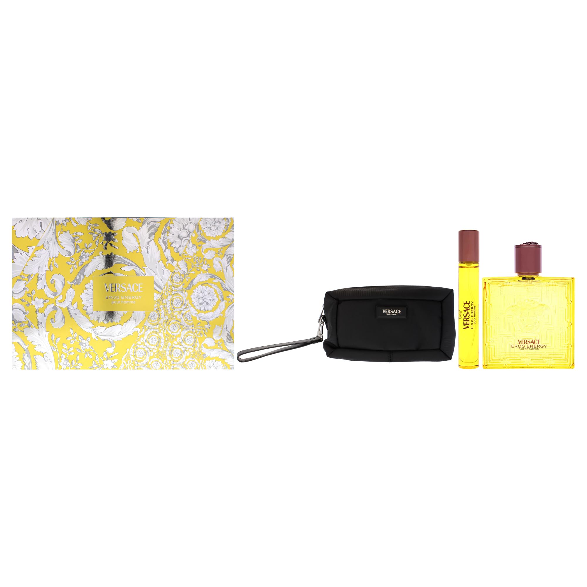 Versace Eros Energy by Versace 3 Pc Trousse Set