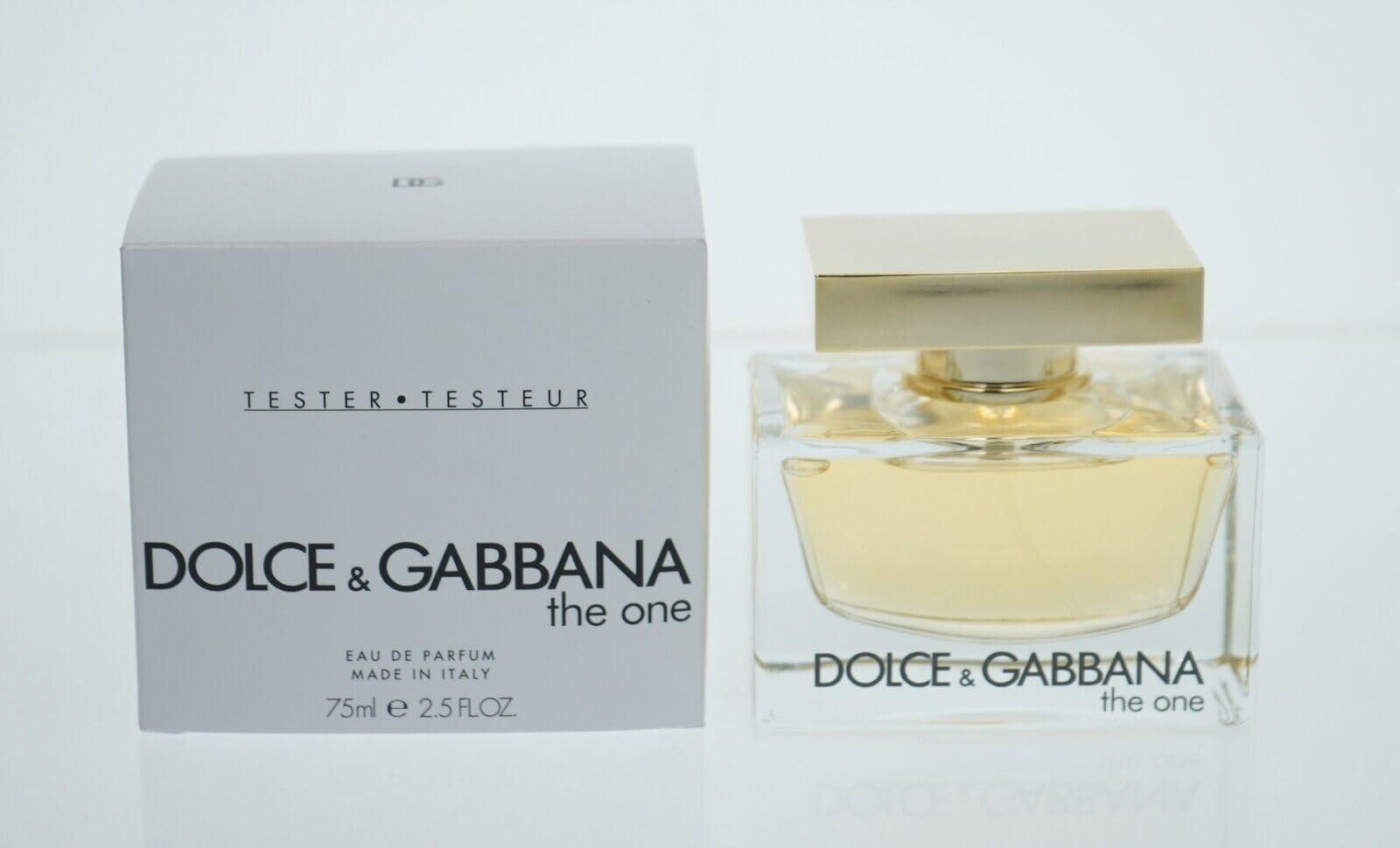 DOLCE&GABBANA THE ONE(W)(T)EDP SP 2.5oz (CAP&BOX)(LI FREE)