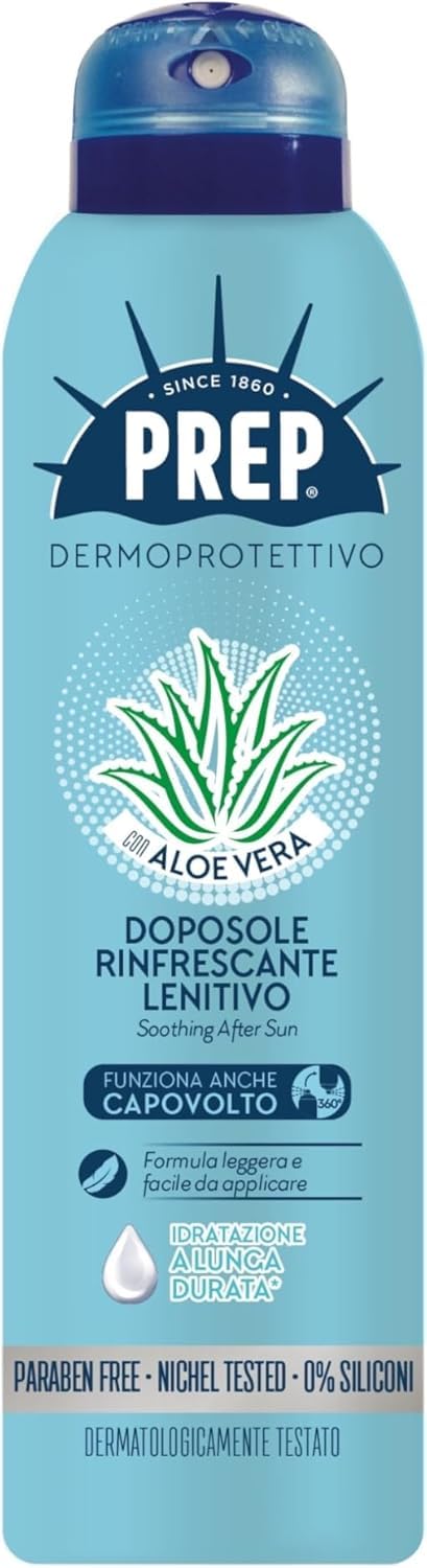 PREP DERMA PROTECTIVE CON ALOE VERA(U)5.0oz Paraben Free Soothing Moisturizer After Sun Sp
