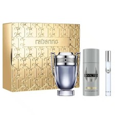 [Set] Paco Invictus 3.4 M+ 5.0 Deo + New France 3pcs Bybox EDT 10 ml