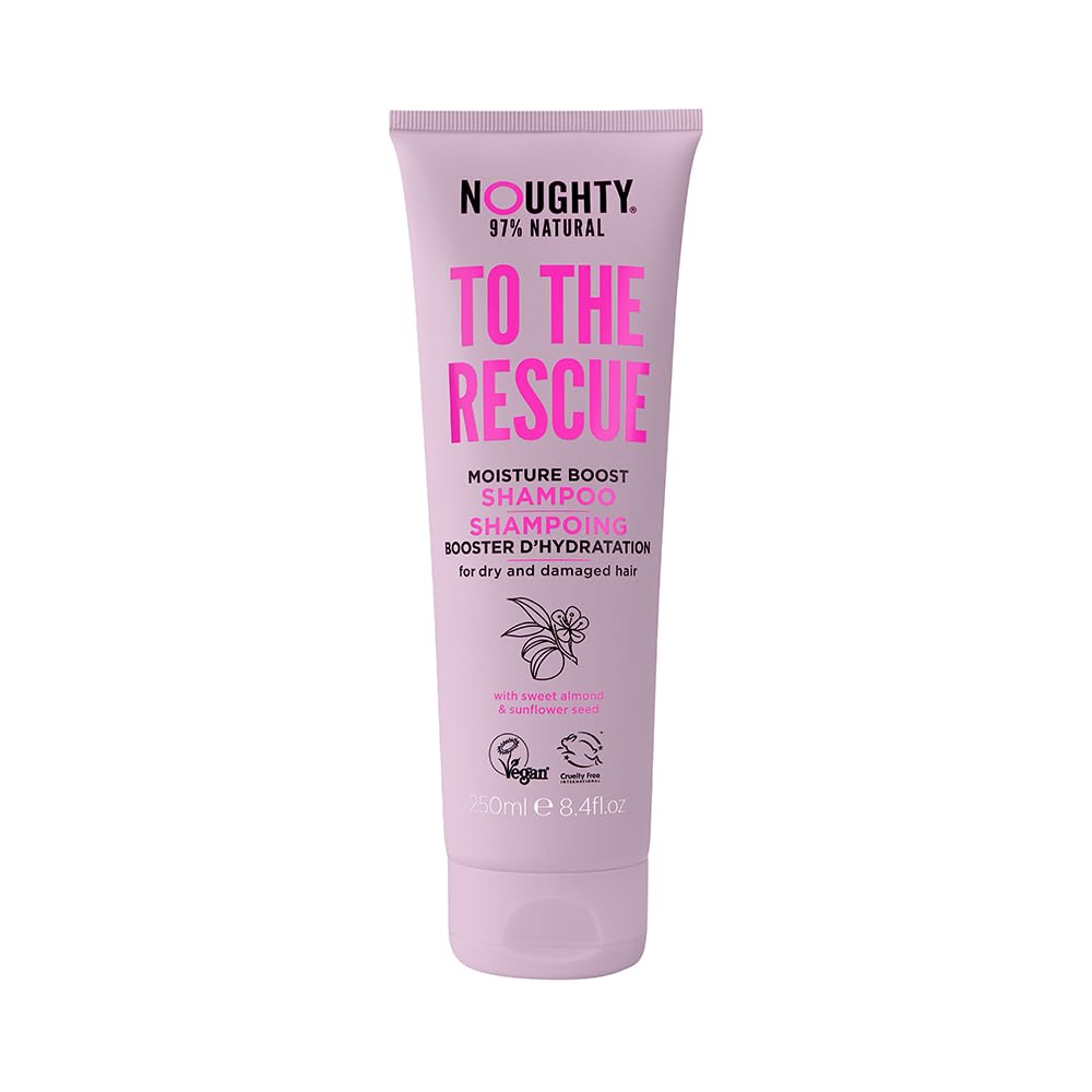 Noughty 97% Natural To the Rescue Moisture Boost Shampoo To Gently Cleanse and