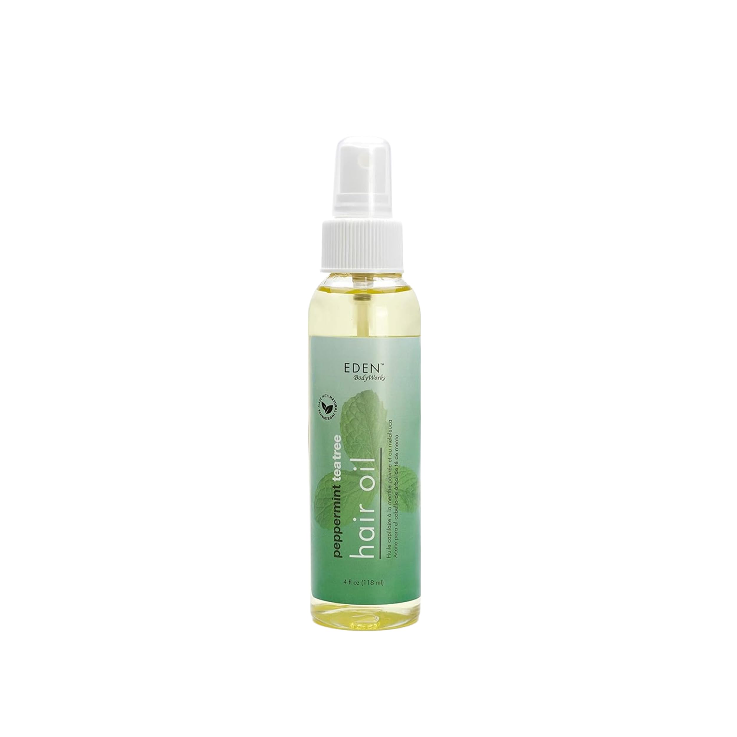 Eden Bodyworks Peppermint Tea Tree Hair Oil | Dry Hair Treatment for Curly Hair
