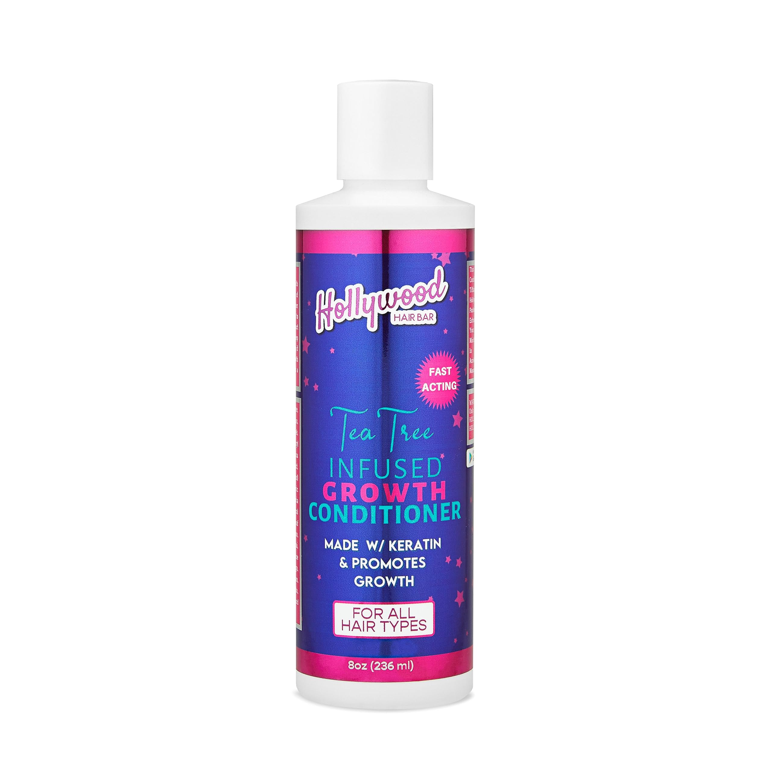 Hollywood Hair Bar Growth Conditioner Infused With Purified Water Tea Tree and