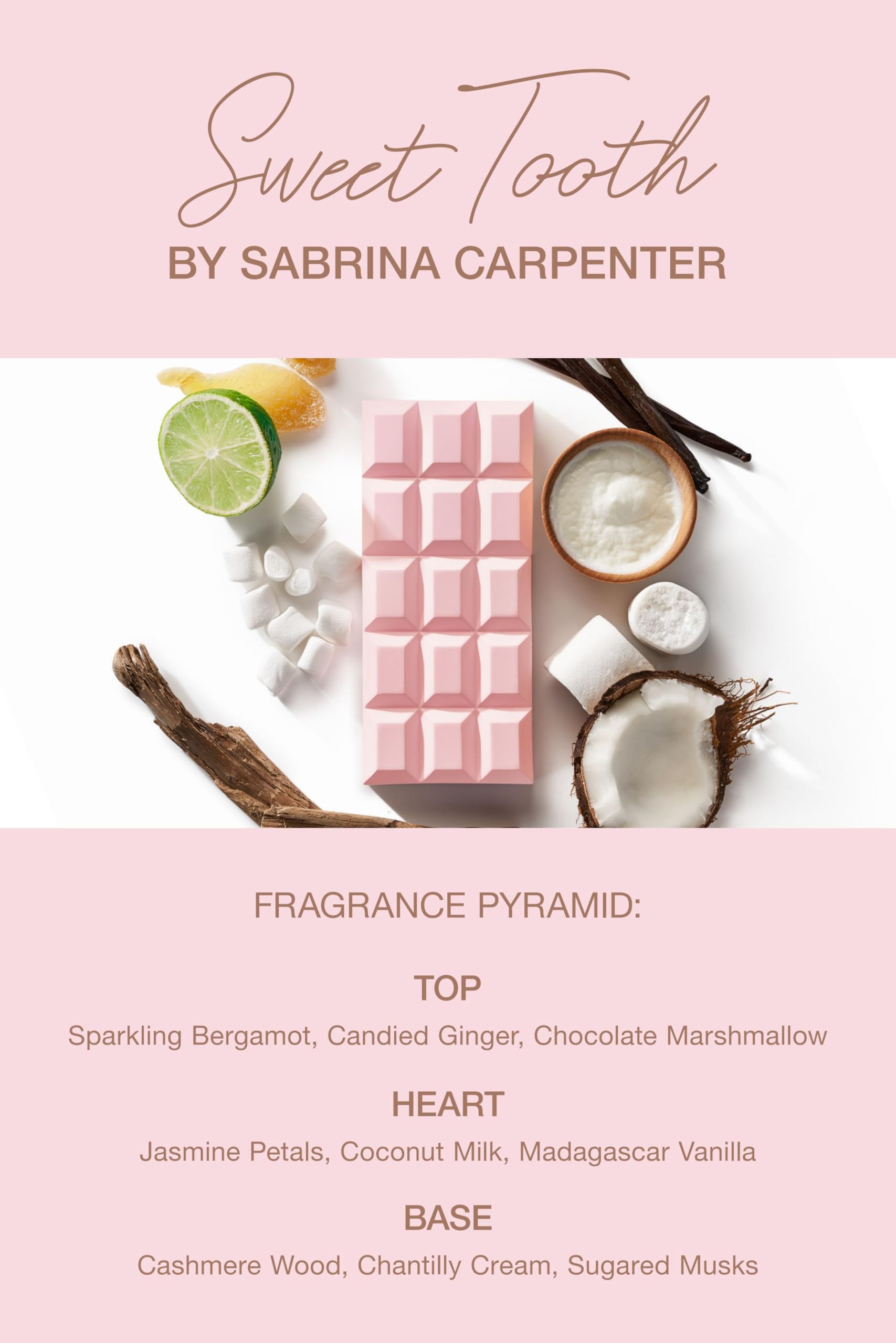 Sabrina Carpenter Sweet Tooth Rosa 2.5 L Usa