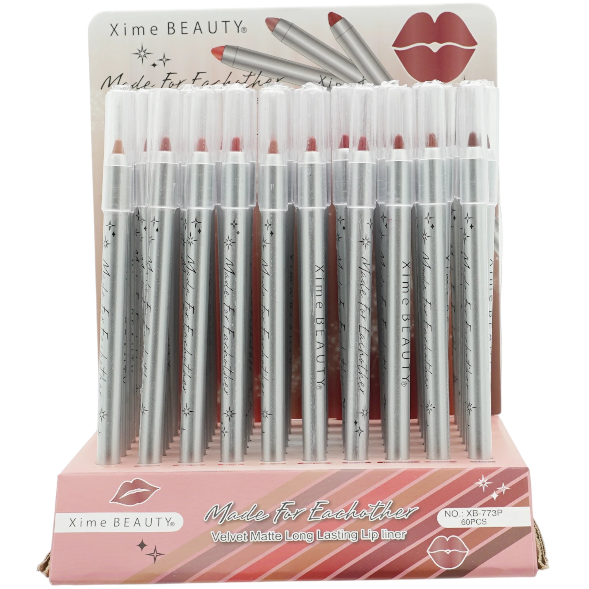(60-pack) Xime Beauty Velvet Matte Long Lasting Lip Liner