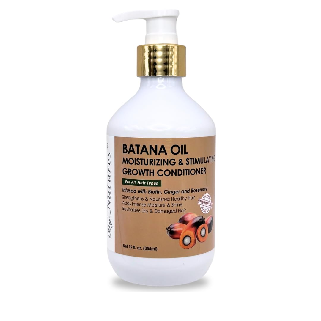 By Natures Batana Oil Moisturizing Stimulating Growth Conditioner 12 Fl.oz