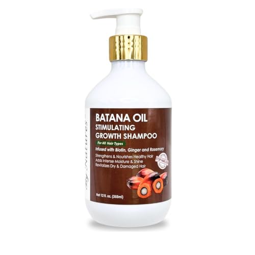 By Natures Batana Oil Stimulating Growth Shampoo 12 Fl.oz Infused With Biotin - Thumbnail 3