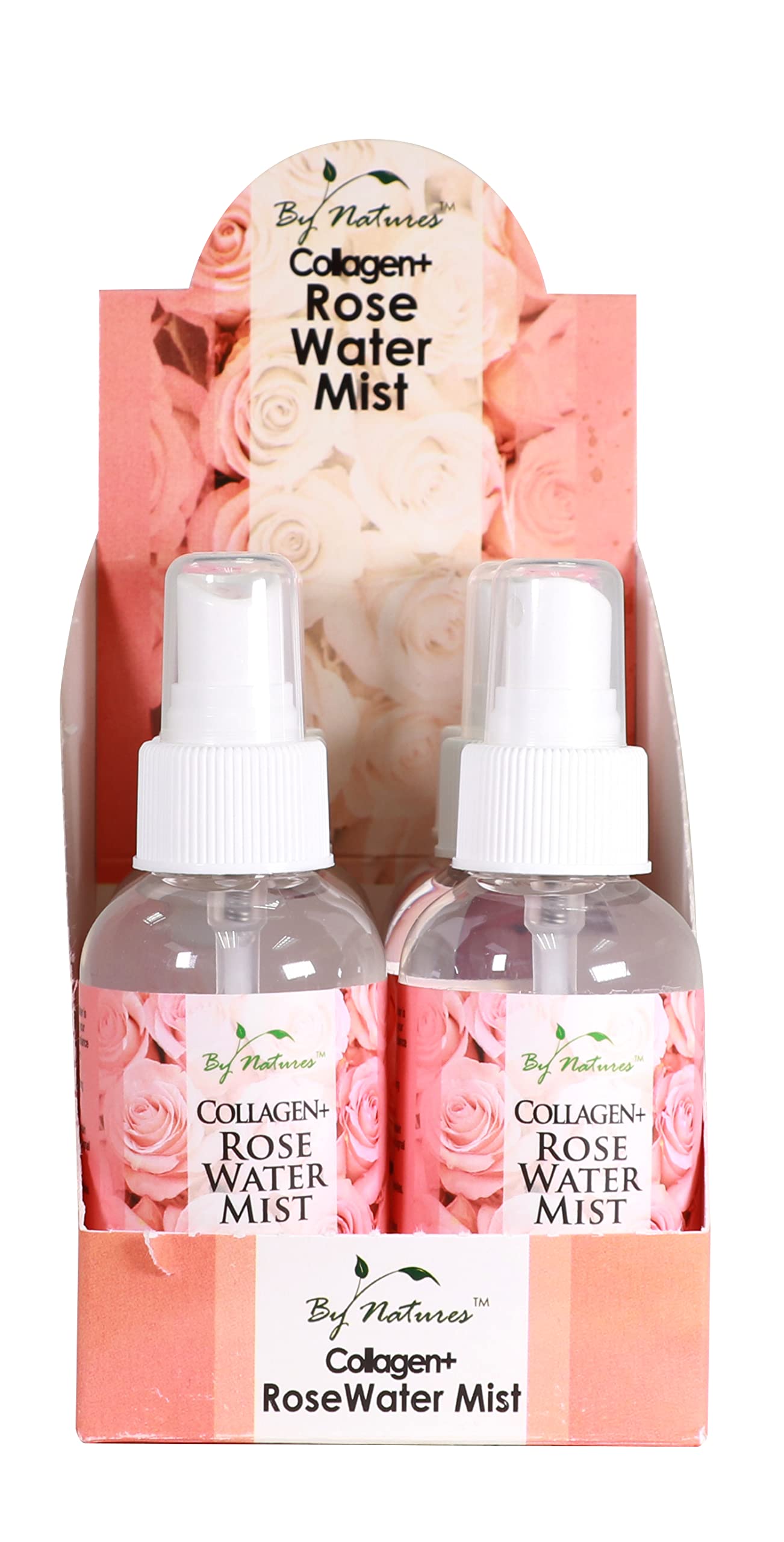 By Natures Collagen + Rose Water Mist Travel Size 3.4 oz