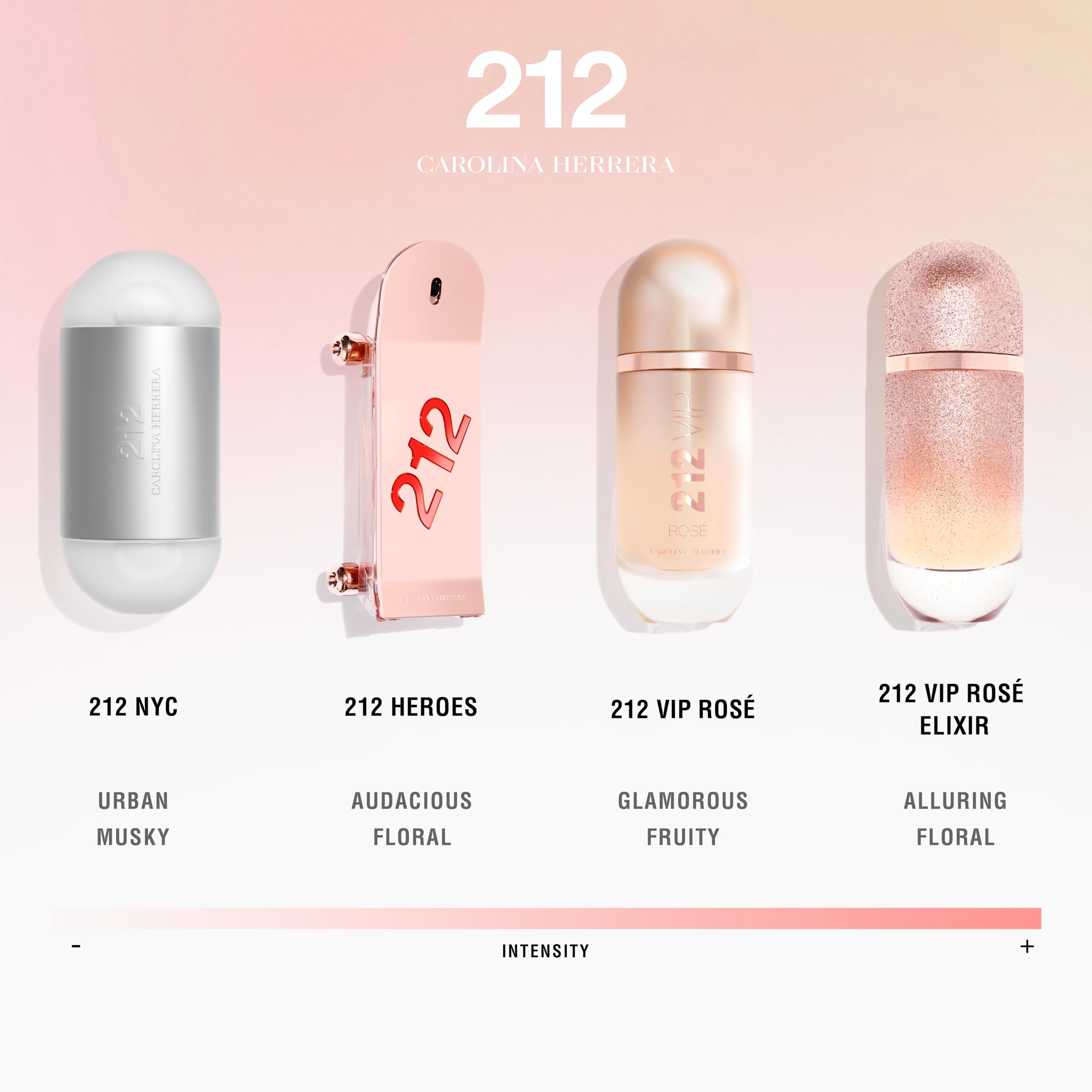 Carolina Herrera 212 Vip Rose By Carolina Herrera Multi For Women EDP 2.7 oz - Thumbnail 2