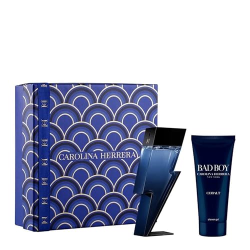 [Set] Carolina Herrera Bad Boy Cobalt 2 Piece Set For Men EDP 3.4 oz - Thumbnail 2