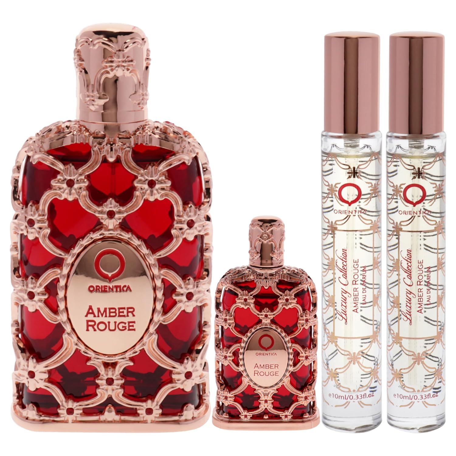 [Set] Orientica Luxury Collection Amber Rouge 4 Pc Woody Amber Saffron Praline - Thumbnail 3