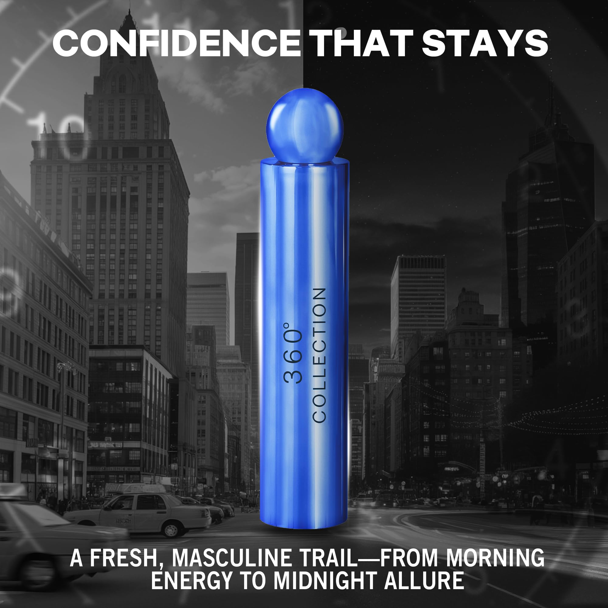 Perry Ellis 360 Collection Magnetic Blue 3.4 M Usa 24pcs Bybox EDT - Thumbnail 3