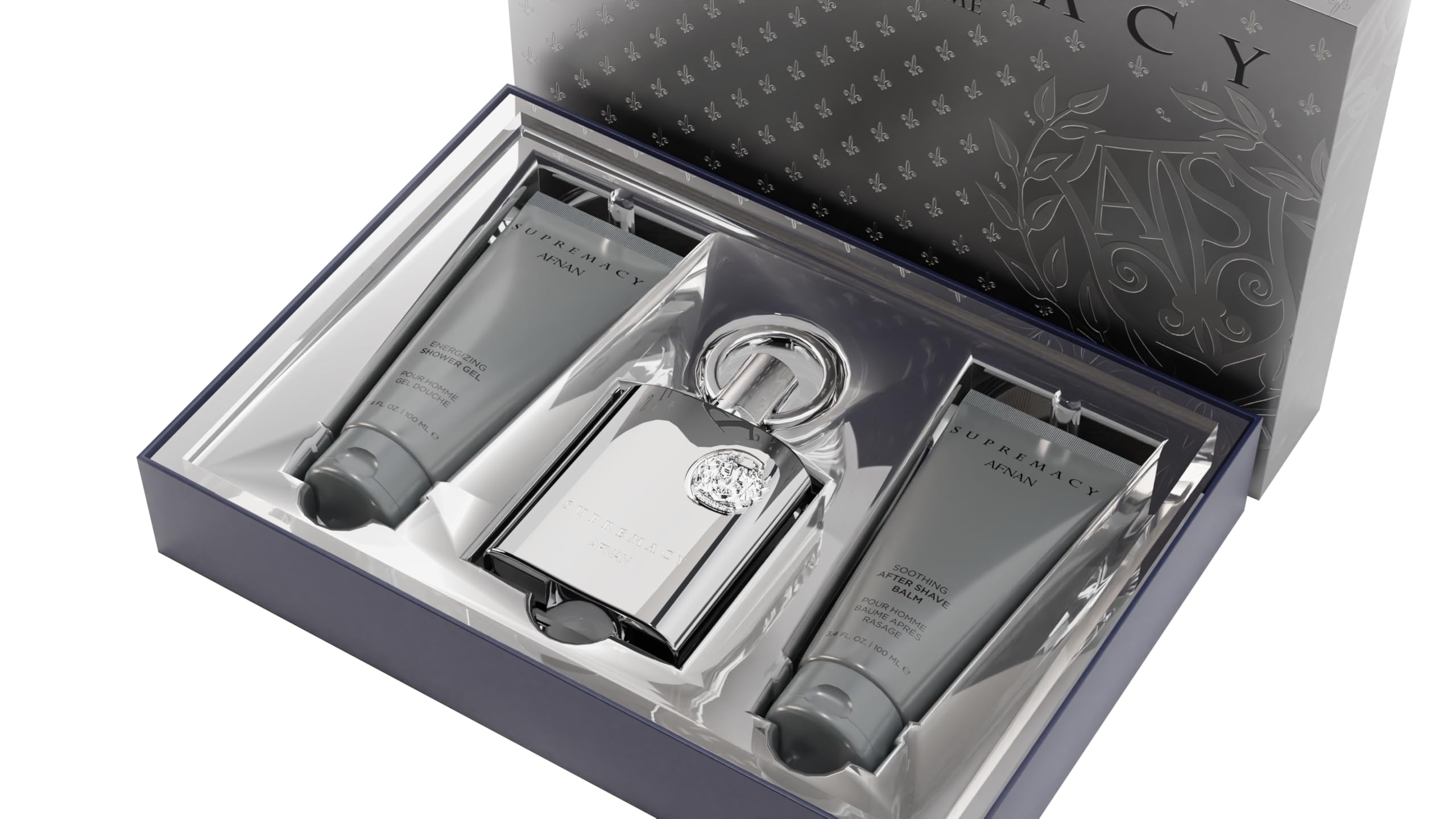 [Set] Afnan Supremacy Silver 3.4 M + 3.4 A/s B+ 3.4 S/g United Arab Emir. 12pcs Bybox - Thumbnail 3