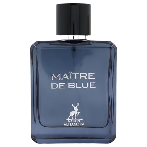 Maitre de Blue By Maison Alhambra For Men EDP 3.4 oz - Thumbnail 3
