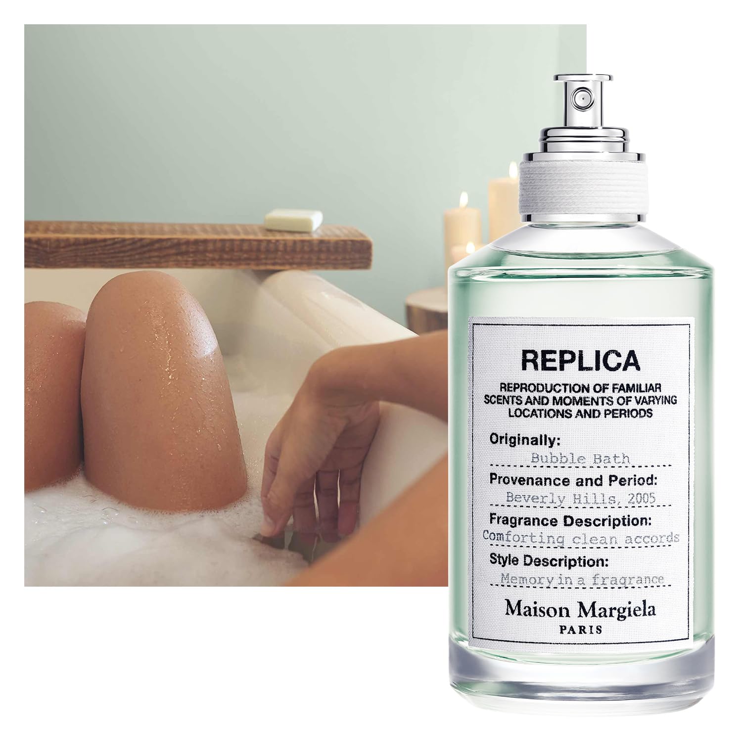 Maison Margiela Unisex Replica Bubble Bath Fragrances Unisex EDT 3.4 oz - Thumbnail 3