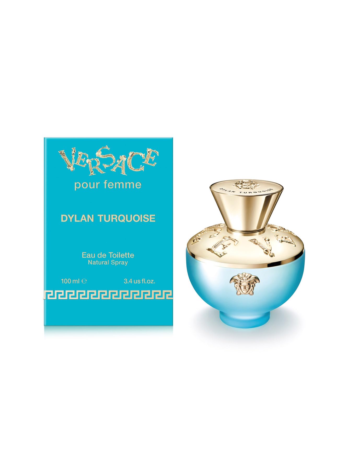 Versace Dylan Turquoise Full Size For Women EDT 3.4 oz - Thumbnail 2