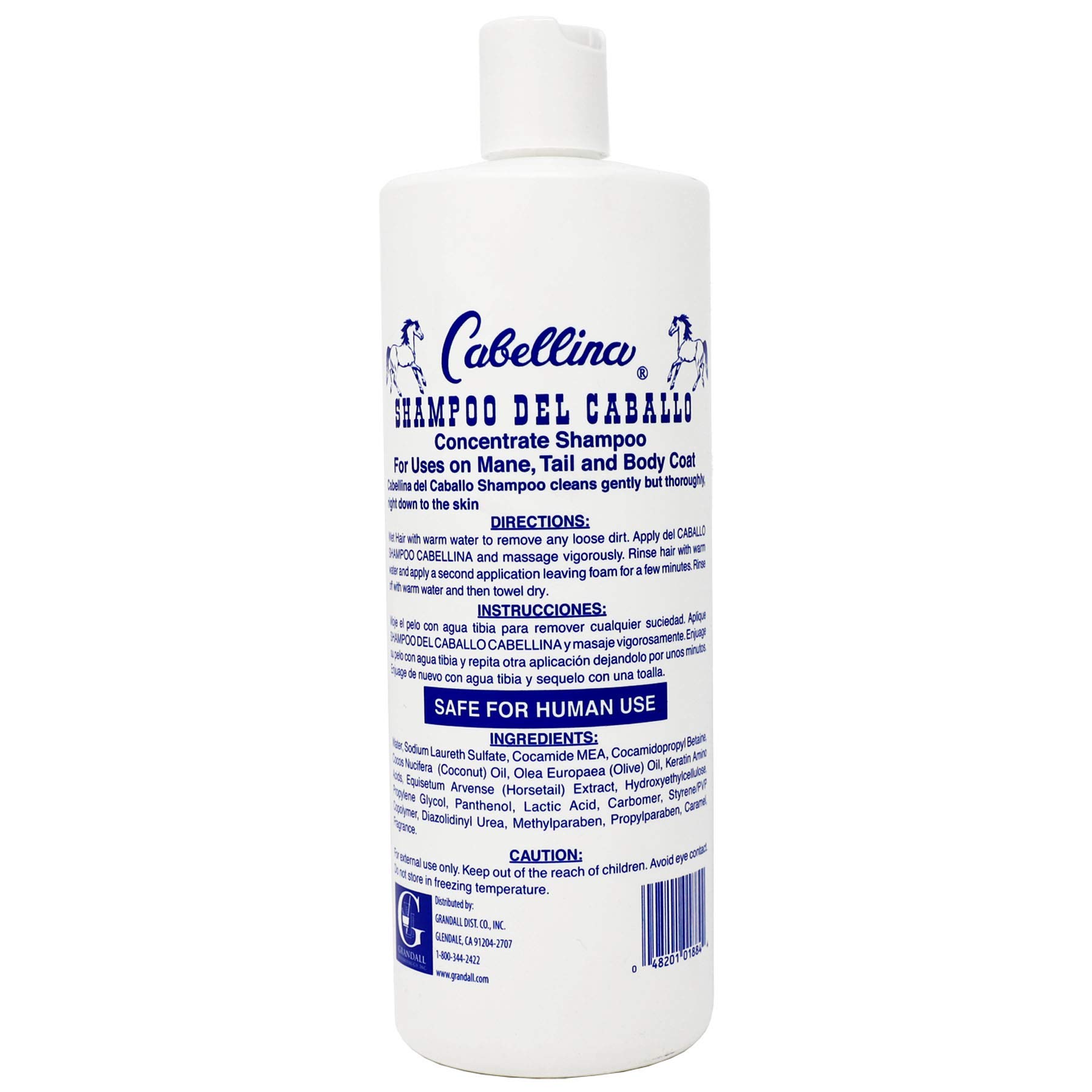 Cabellina Shampoo for Mane Tail Body 32 oz - Thumbnail 2