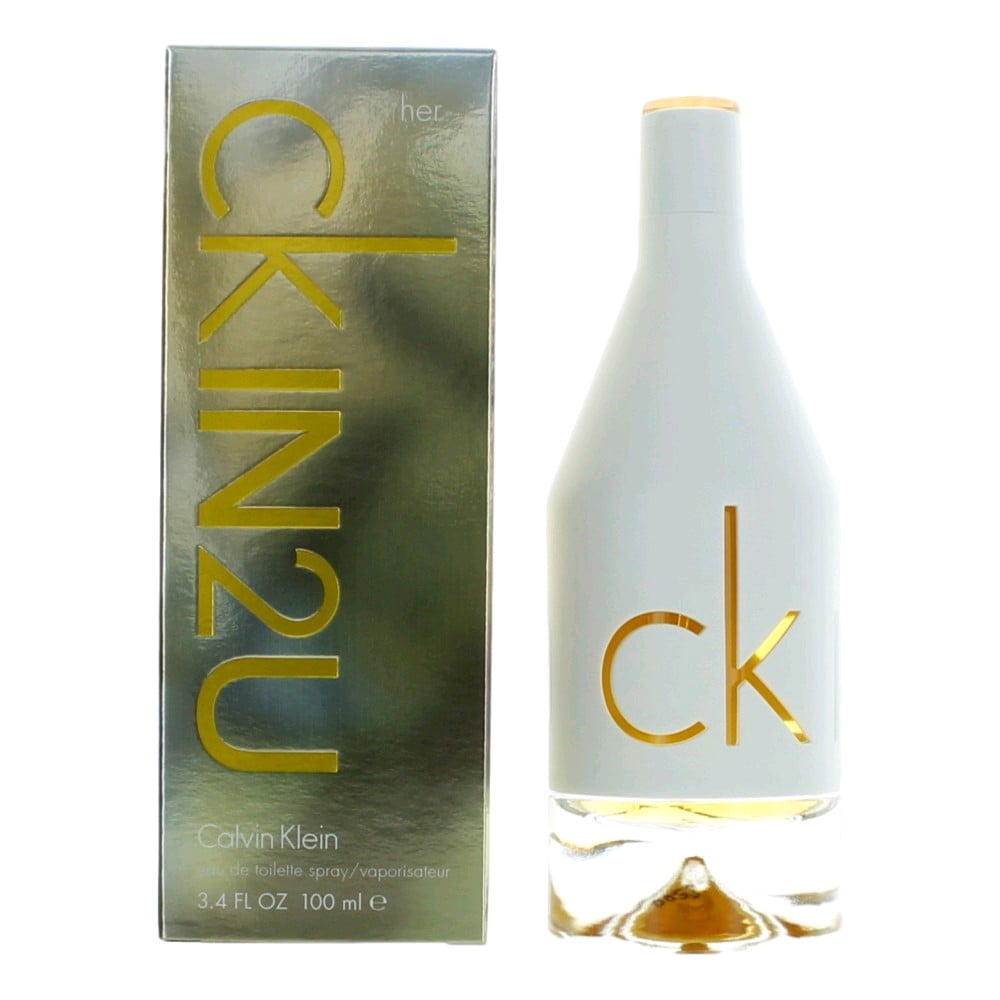 CALVIN KLEIN -IN-TWO-U(W)EDT SP 3.4oz(SC)(LI FREE)
