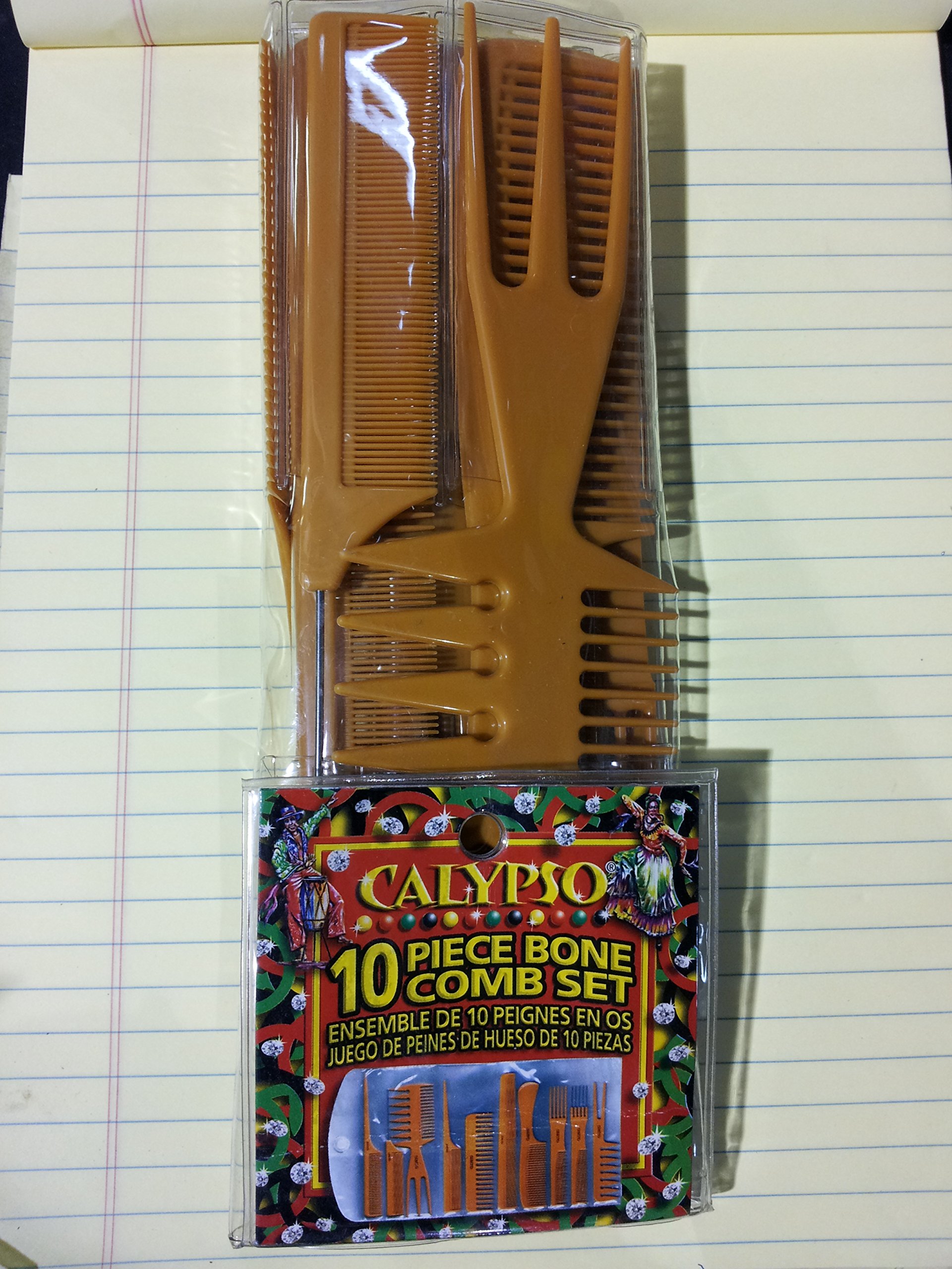 Calypso 10 Piece Bone Comb Set