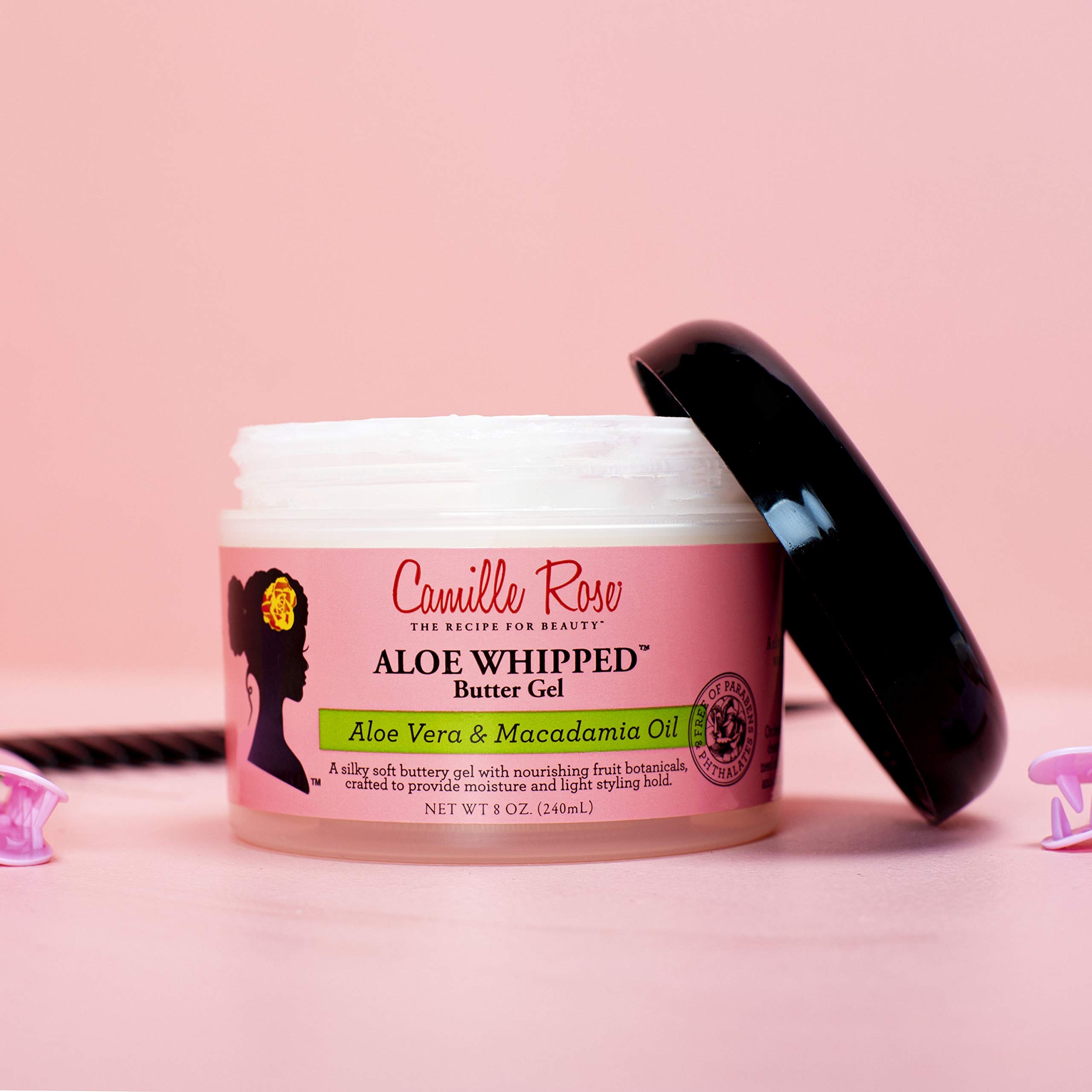 Camille Rose Aloe Whipped Butter Hair Styling Gel With Aloe Vera and Macadamia