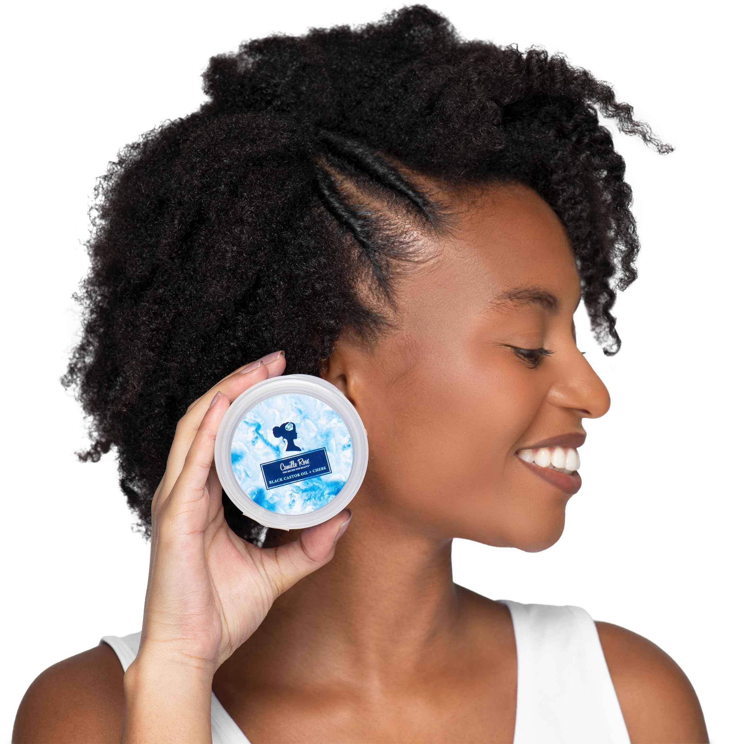 Camille Rose Black Castor Oil + Chebe Edge Control Gel Men Strong Hold Smooths - Thumbnail 3