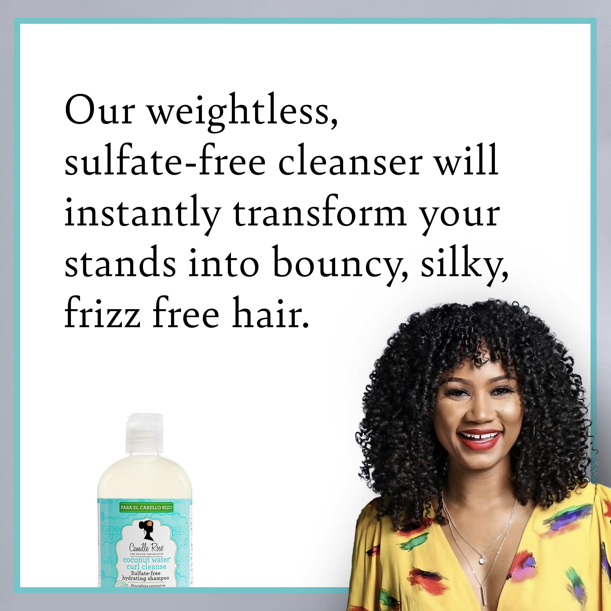 Camille Rose Shampoo Coconut Water Curl Cleanse Lightweight Moisturizing - Thumbnail 2