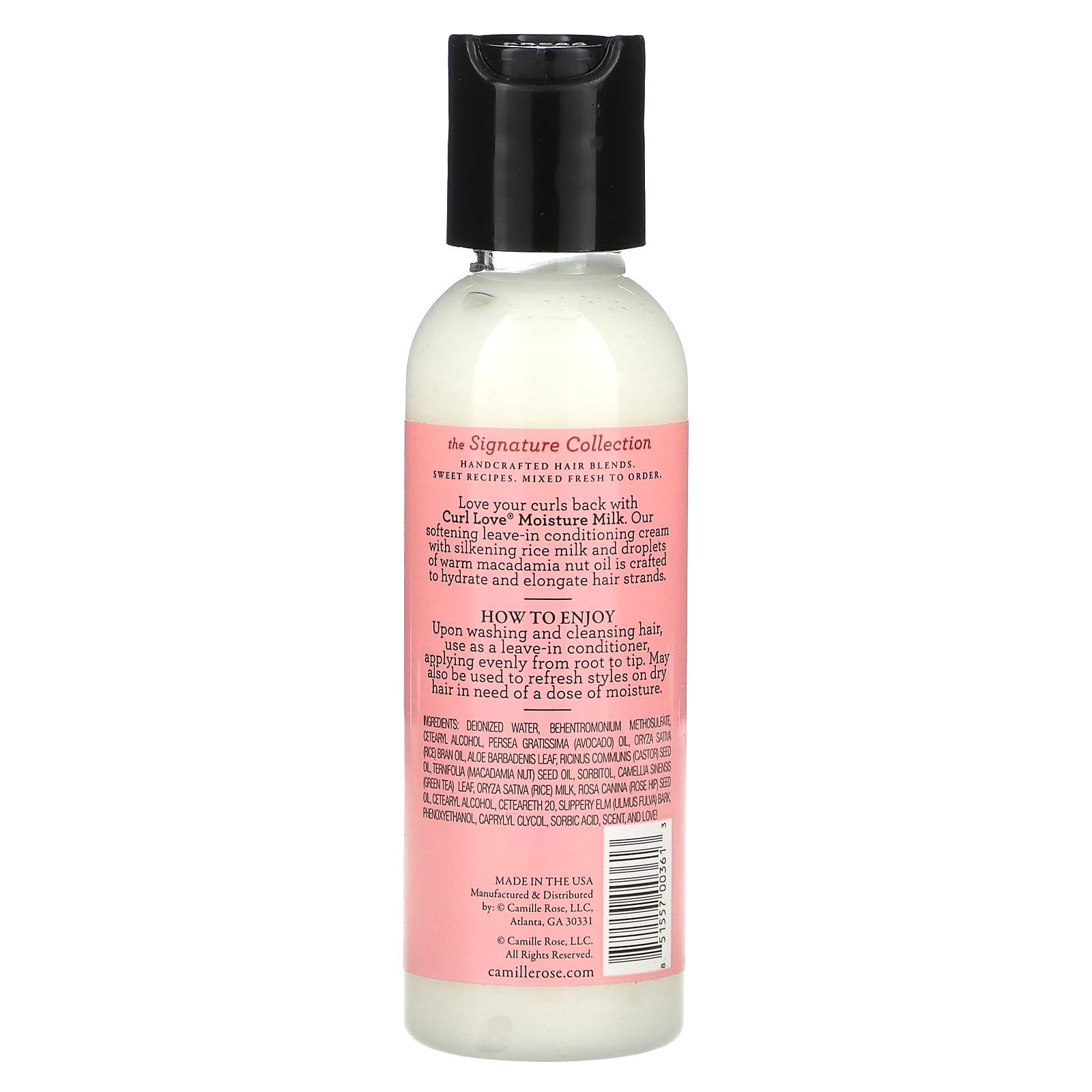 Camille Rose Curl Love Moisture Milk 59 ml (2 oz) - Thumbnail 2