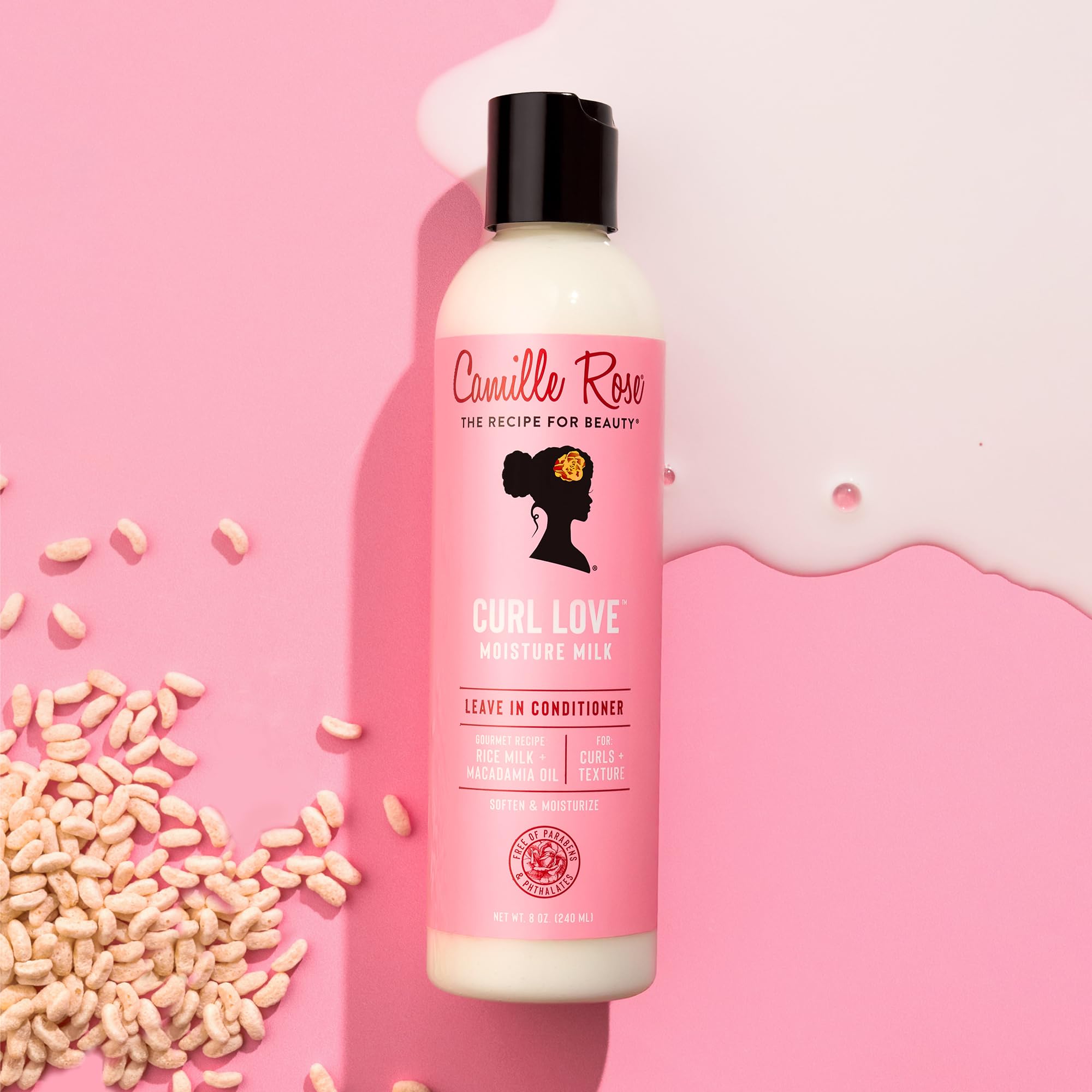 Camille Rose Leave In Conditioner Curl Love Moisture Milk Curly Hair Moisture - Thumbnail 3