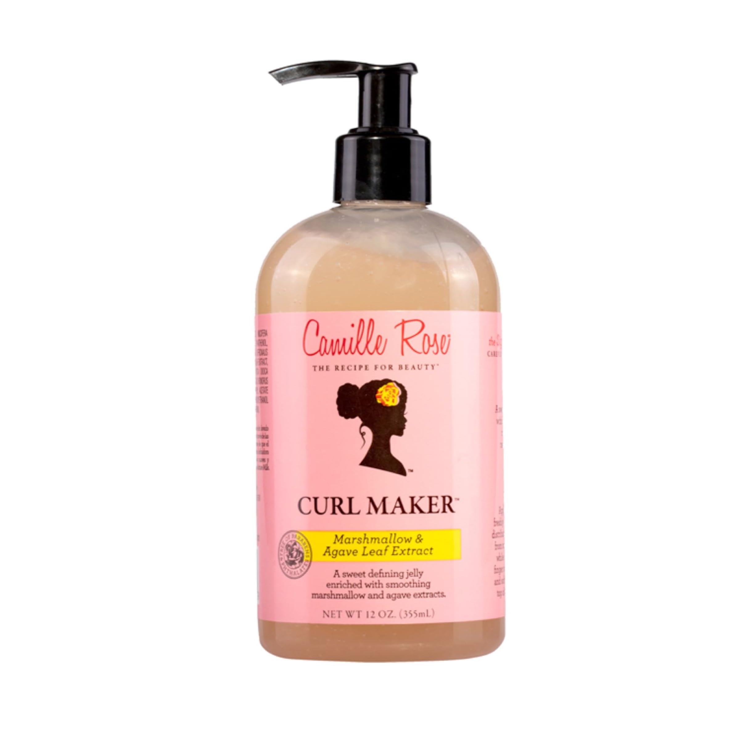 Camille Rose Curl Maker Smoothing and Nourishing Curly Hair Gel With Aloe for
