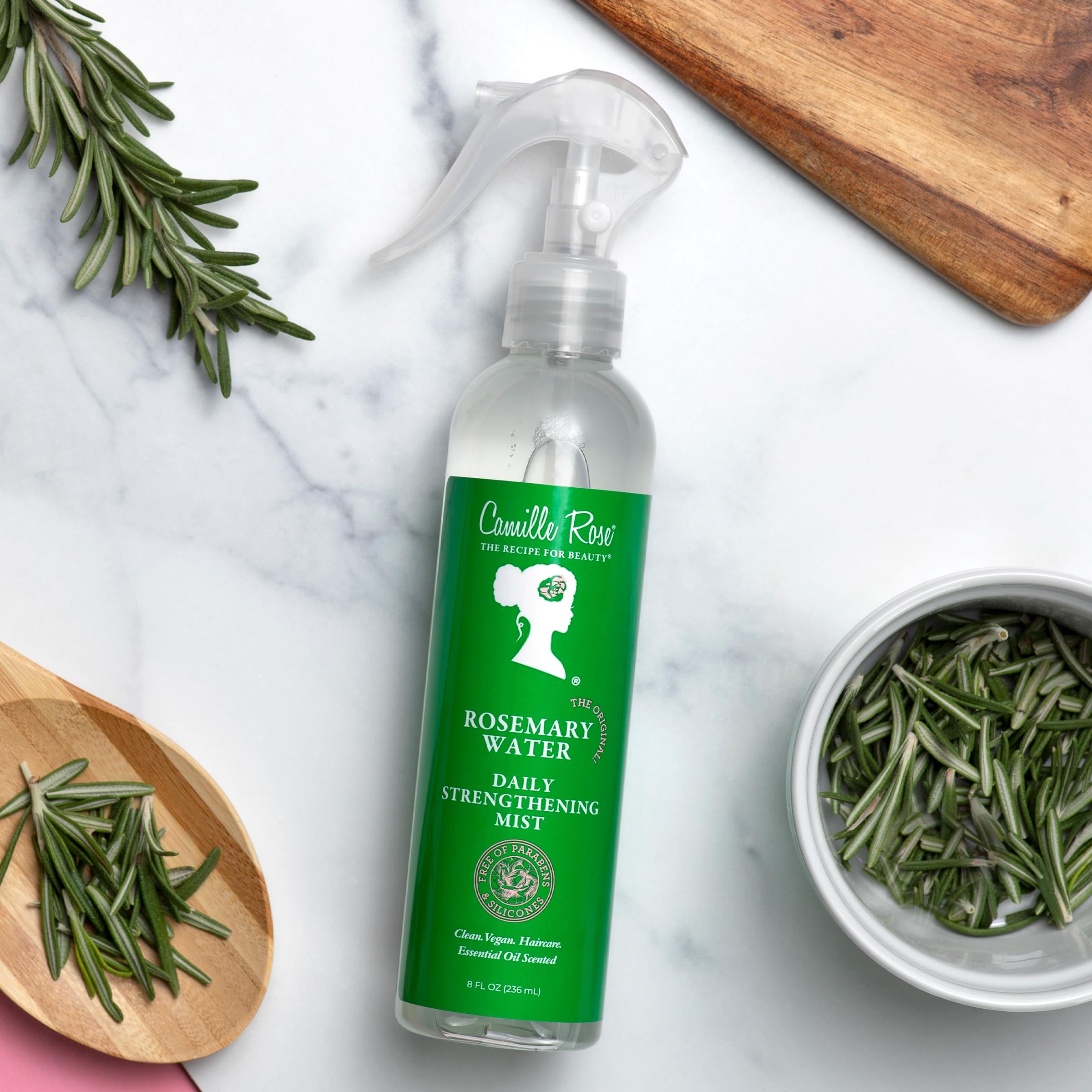 Camille Rose Rosemary Water Daily Strengthening Mist With Calming Aloe Vera and - Thumbnail 2