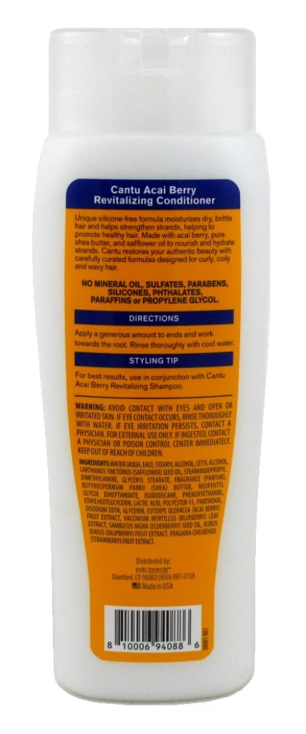 Cantu Acai Berry Conditioner Revitalizing 400 ml (13.5 oz) - Thumbnail 2