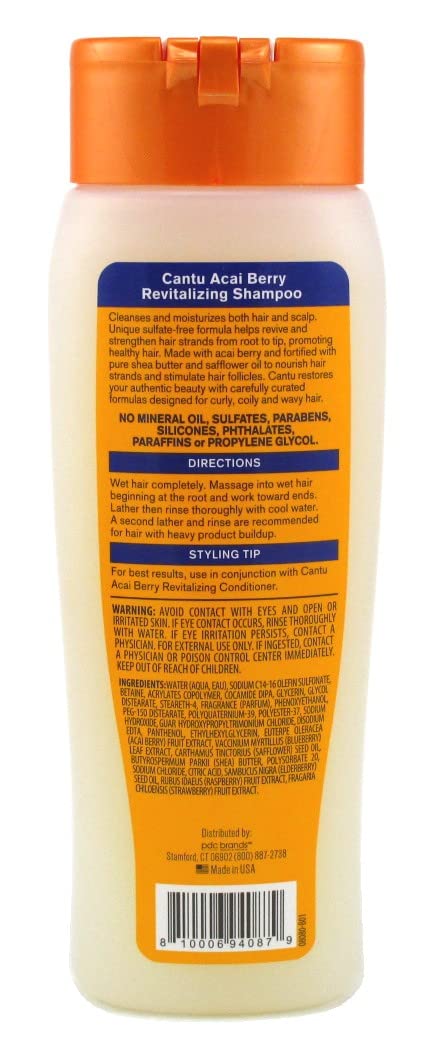 Cantu Acai Berry Shampoo Revitalizing 400 ml (13.5 oz)