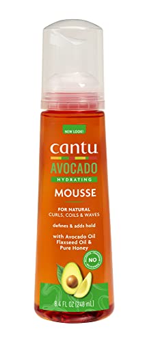 Cantu Avocado Hydrating Mousse 8.4 Fl Oz 248 ml - Thumbnail 3