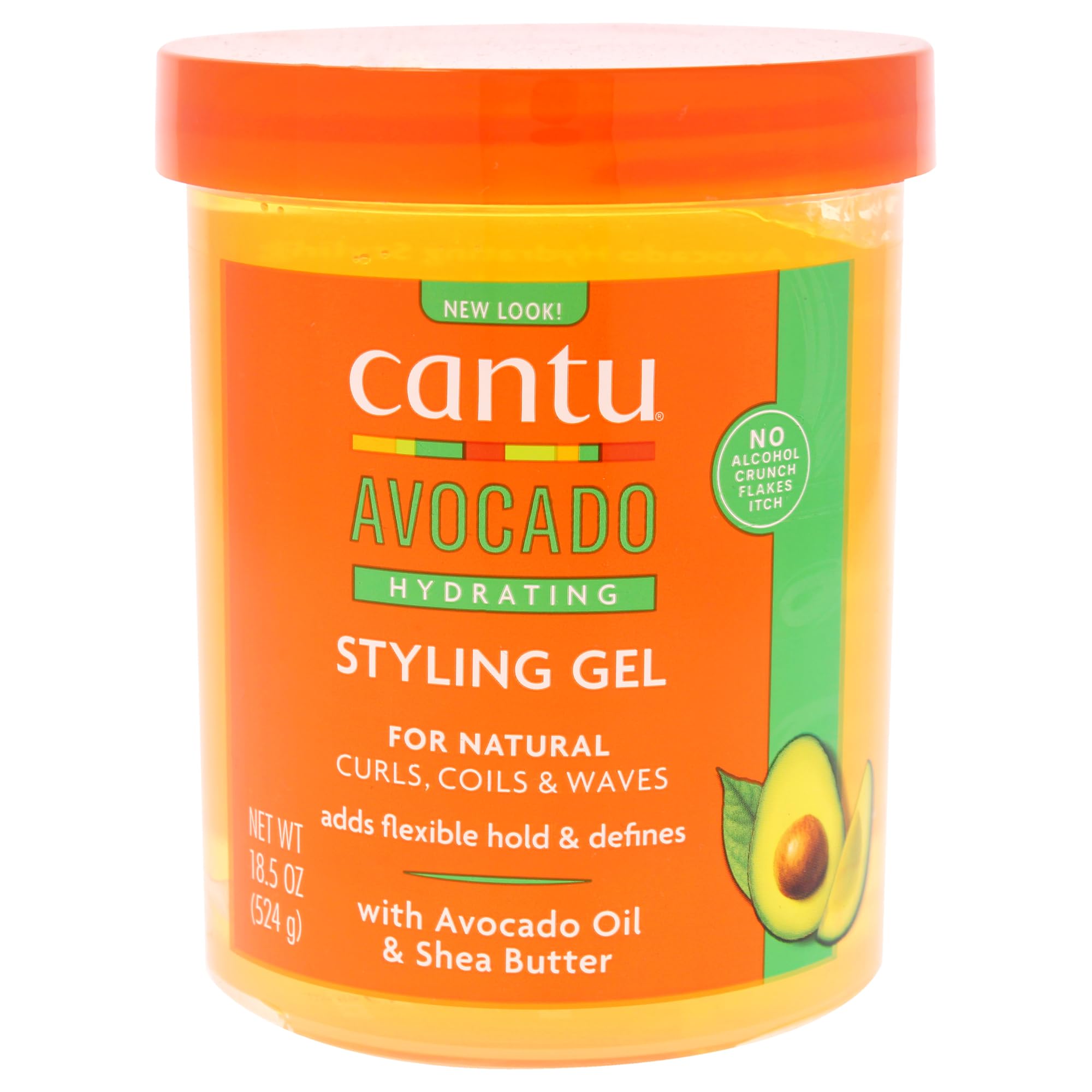 Cantu Avocado Paraben Free Hydrating Styling Gel 18.5 oz - Thumbnail 3