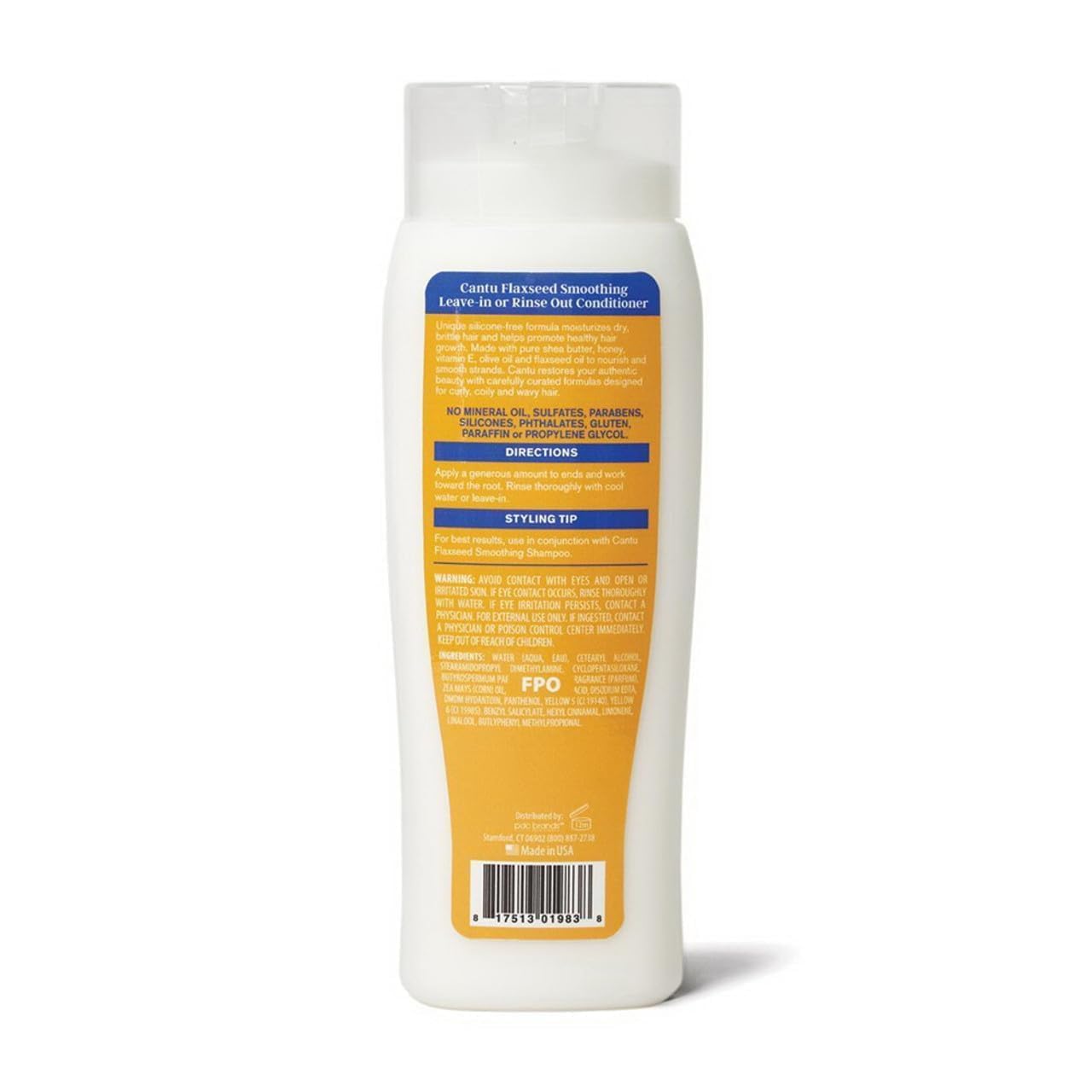 Cantu Flaxseed Conditioner Leave In or Rinse Out 13.5 oz - Thumbnail 2